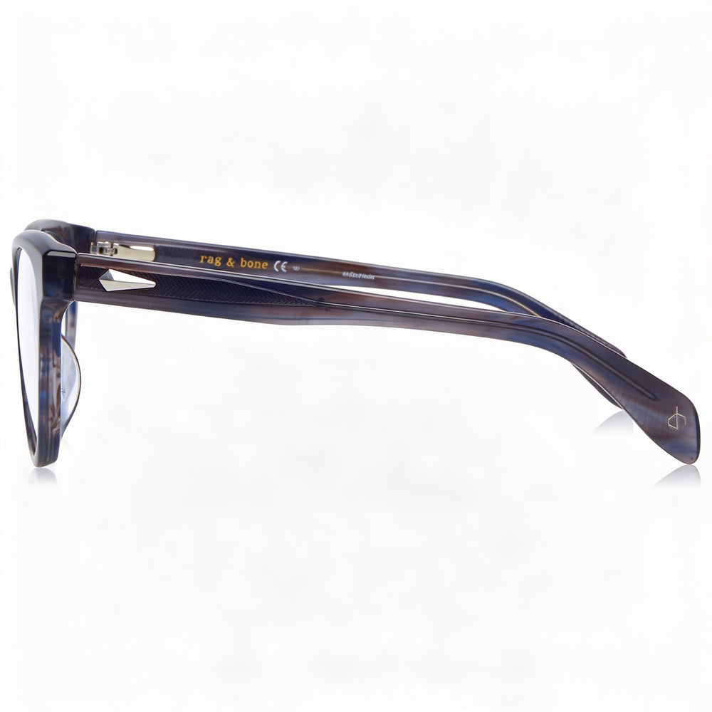 Gafas de sol Rag & Bone Casual RNB3048 para mujer, montura de acetato, lentes de policarbonato, no polarizadas, 51-18-135