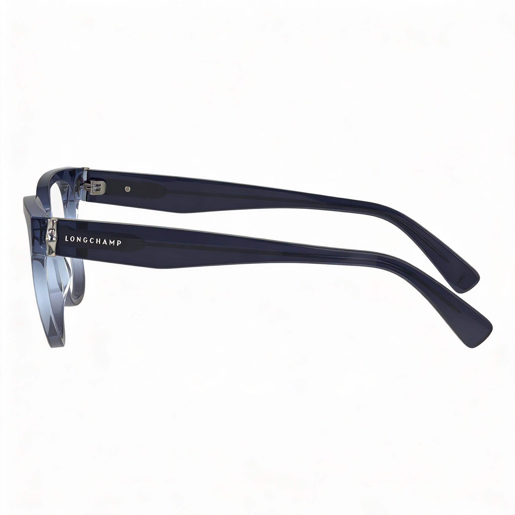 Longchamp Modern Men's Sunglasses, Acetate Frame in Gradient Blue, with Polycarbonate Lenses 52mm, Photo 3