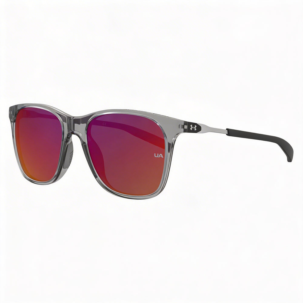 Under Armour Classic Women's Crystal Grey Polyamide Sunglasses with Crystal Grey Lenses UV Protection 54mm