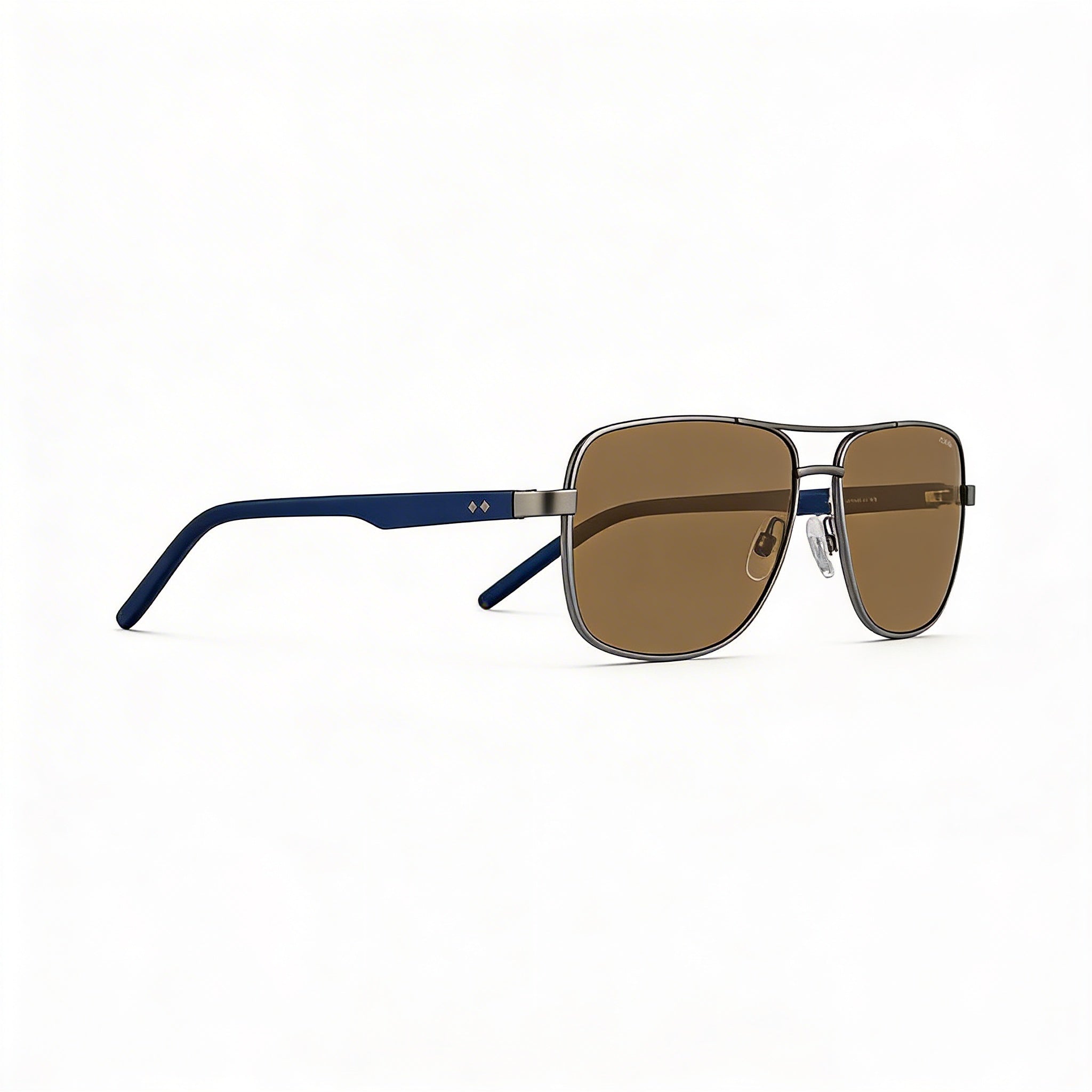 Polaroid 2042/S Unisex Metal Sunglasses Ruthenium Black Frame, Brown Polarized UV Lenses 59mm, Photo 3