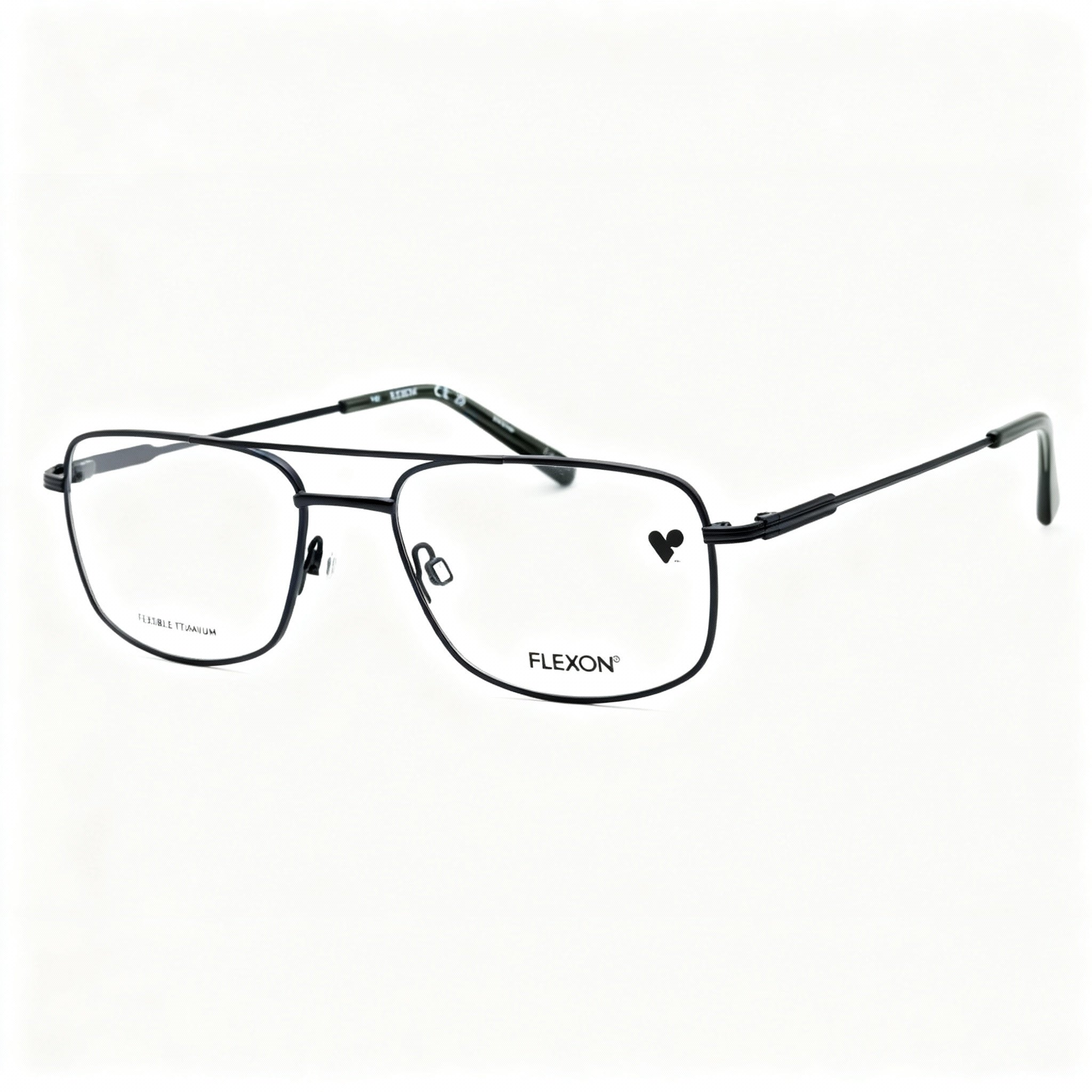 Flexon H6062 Unisex Metal Frame Polarized Sunglasses with Matte Navy Finish, 54mm Lens, Photo 3