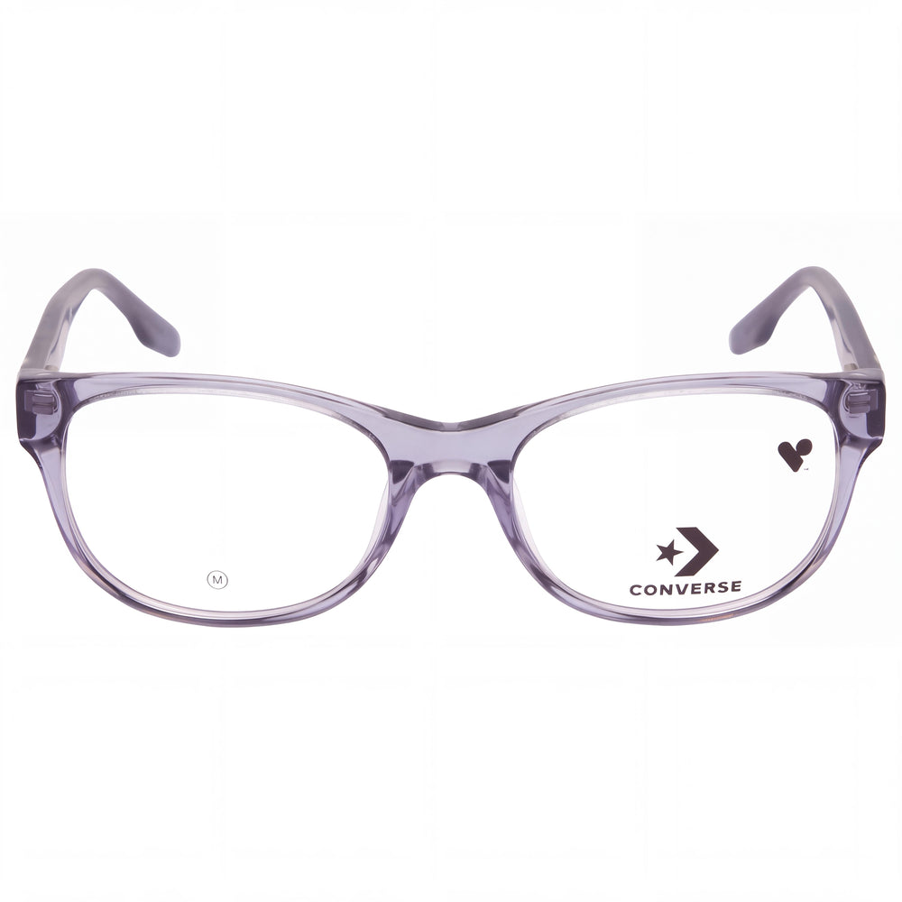 Gafas graduadas para mujer Converse Cv5073y, montura de acetato en color gris cristal, ancho de lente de 50 mm