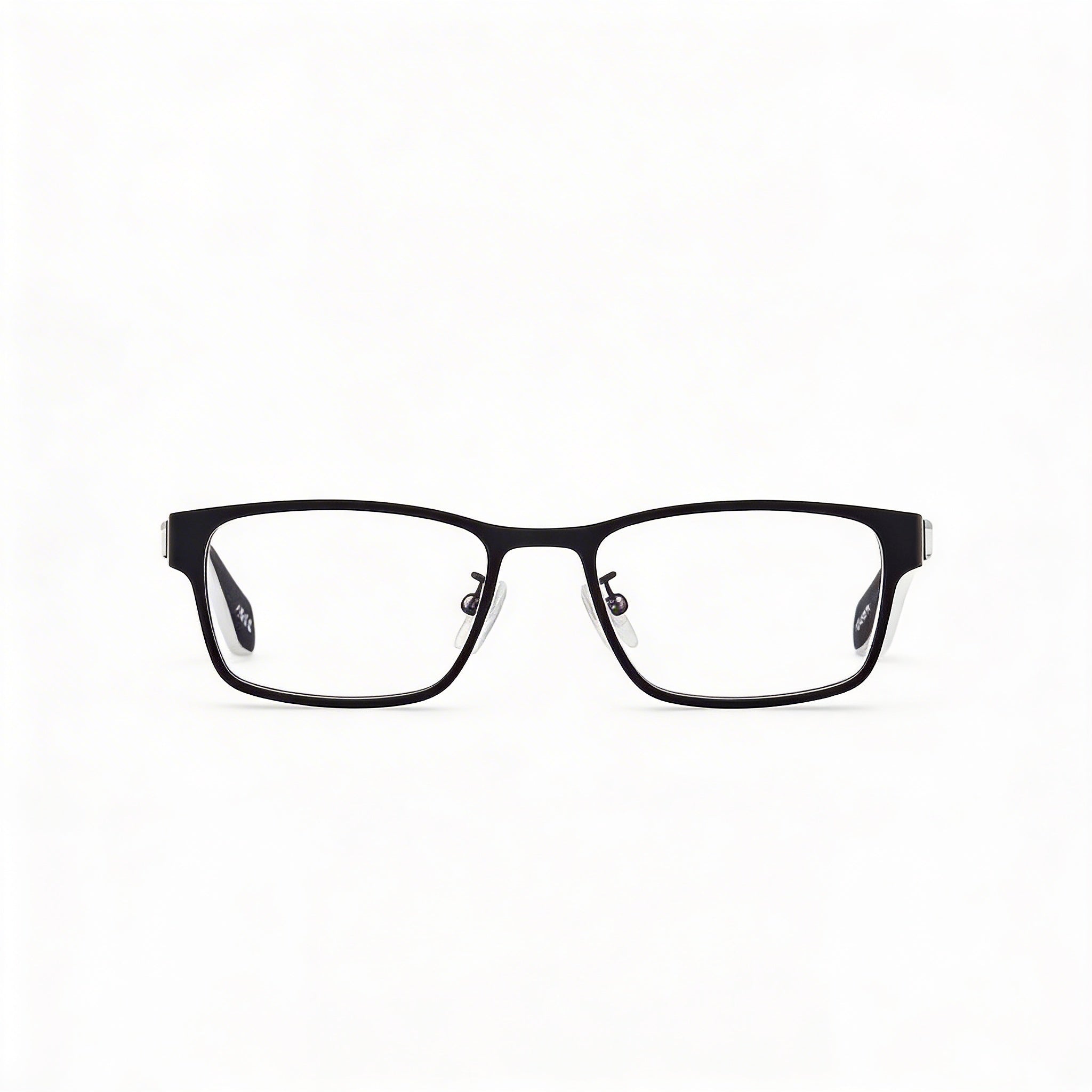 Adidas Originals OR5049 Men's Rectangle Eyeglasses with Matte Black Metal Frame and Demo Lenses 52-18-145, Photo 3
