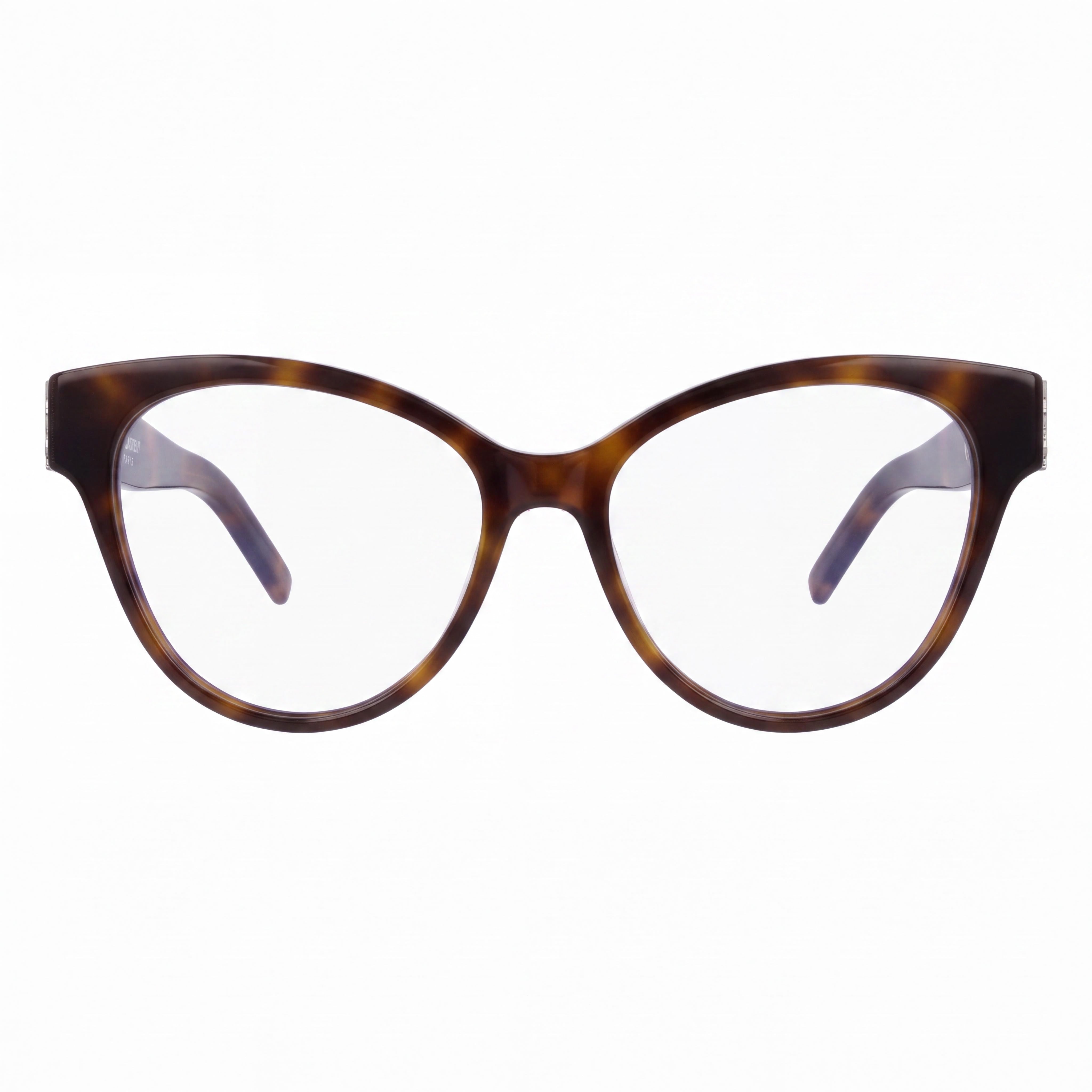 Yves Saint Laurent Sl M34-005 Women's Tortoiseshell Acetate Frame Eyeglasses, Non- Clear Lenses, 53mm, Photo 2