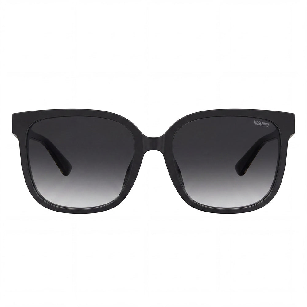 Gafas de sol Moschino MOS134/F/S negras estampadas para mujer, 58 mm