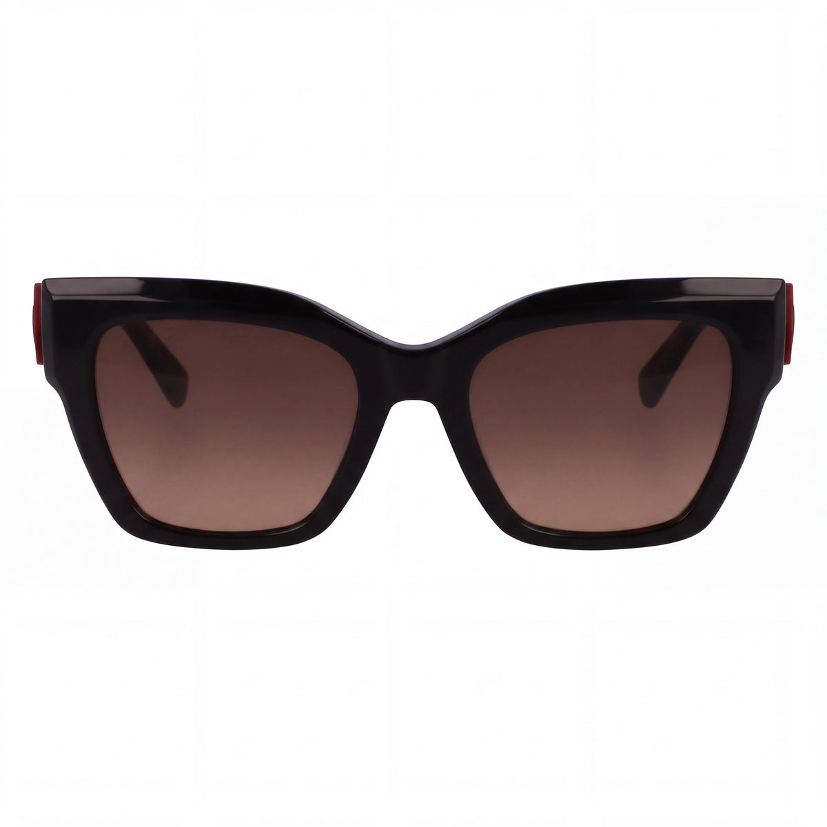 Gafas de sol Longchamp LO762S para hombre, montura de acetato rectangular modificada, color negro, lentes negras, protección UV 400, 52-20-140, Photo 2