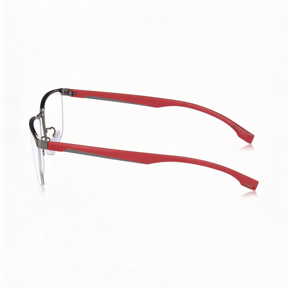 Gafas de sol Hugo Boss 1543/f de estilo moderno para hombre con montura de acero de aleación Ruth oscuro y lentes de policarbonato de 57 mm