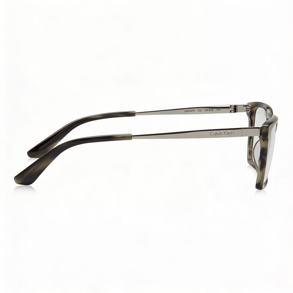 Gafas de sol unisex Calvin Klein Ck22510 con montura metálica y lentes grises polarizadas Havana, ancho de lente 54 mm