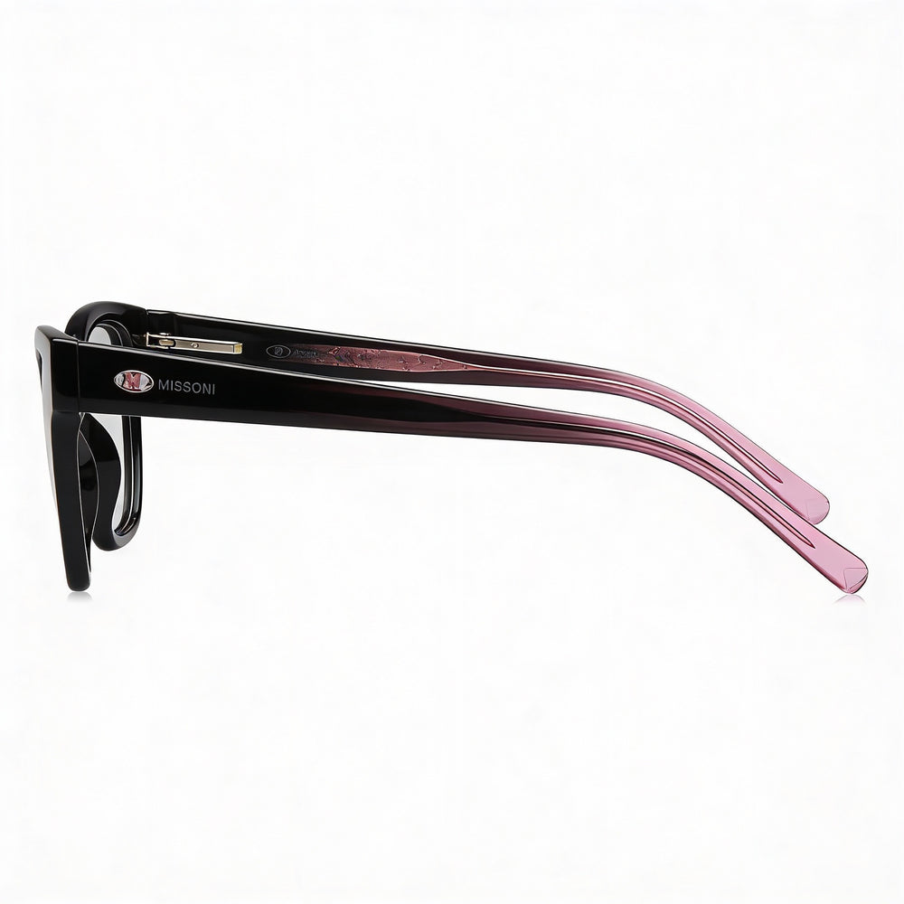 Gafas de sol Missoni Mmi 0097 para mujer con montura de acetato negro y lentes sin policarbonato 53-17-140