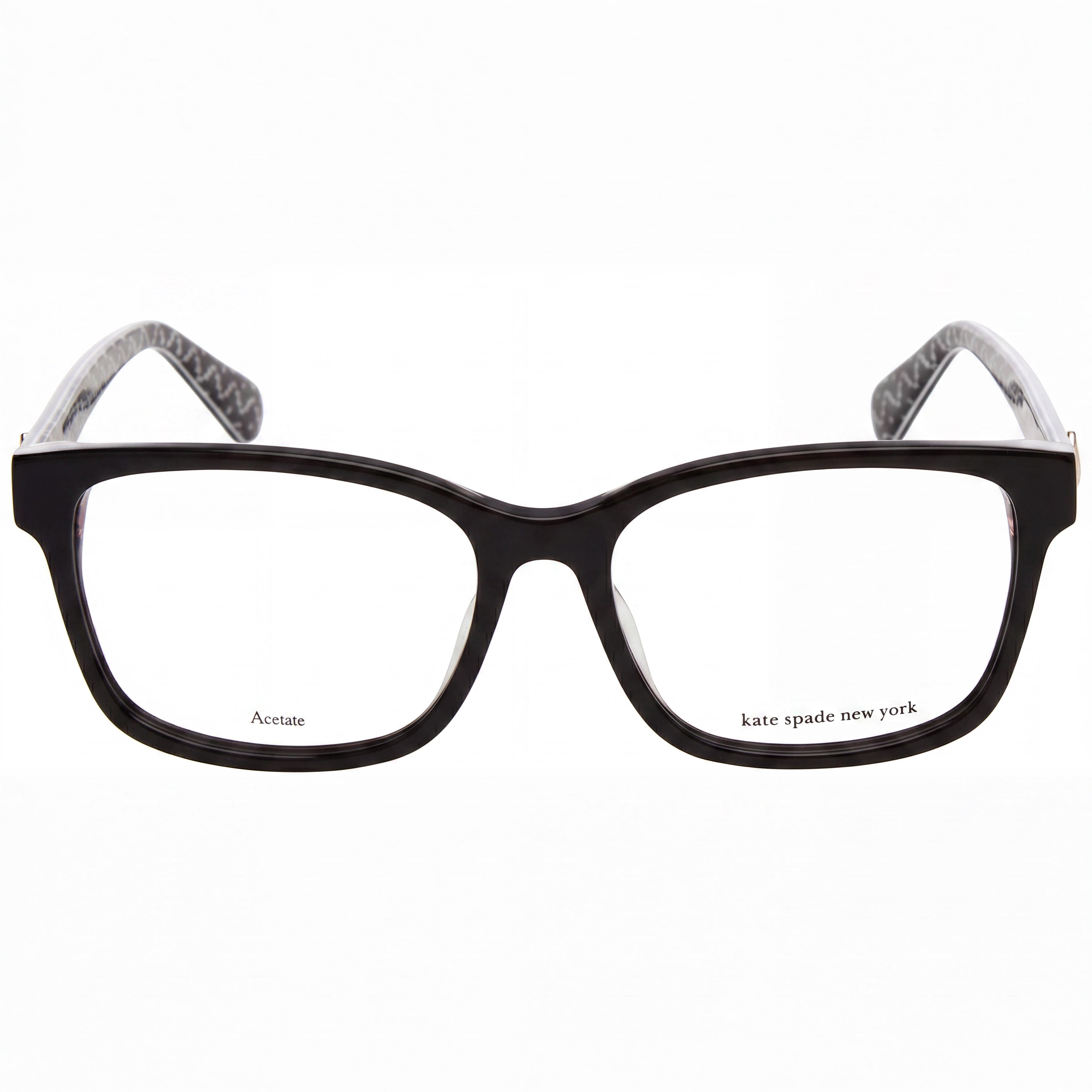 Kate Spade New York Cariane/F Women's Acetate Optical Frames in BLACK PINK, 55mm Lens Width, with Case, Photo 2