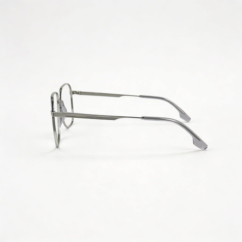 Victoria Beckham Modern VB2134 Women's Eyewear featuring Silver Metal Frame and Silver Polycarbonate Lenses, Size 56mm