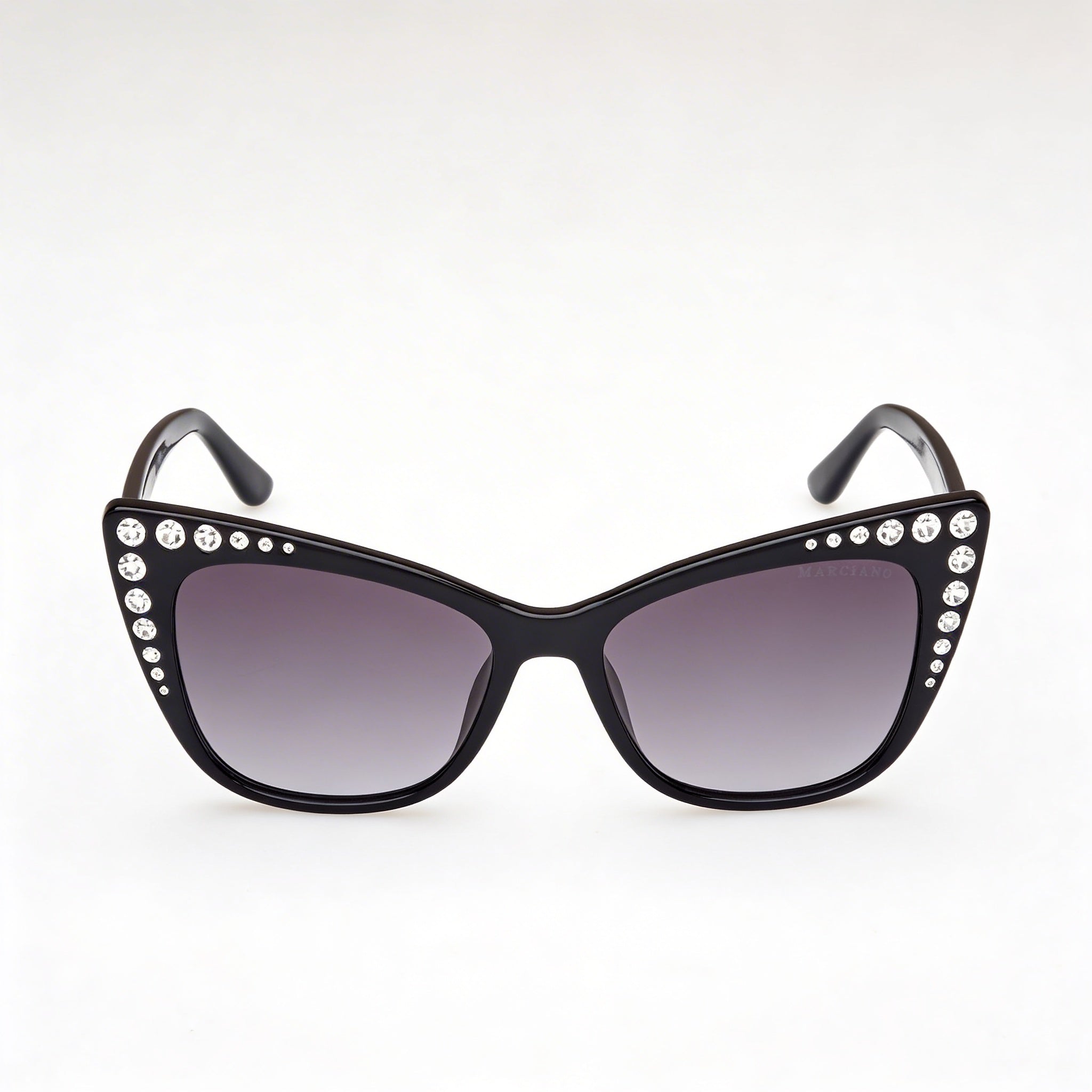 Guess by Marciano Gm00000 Women's Injected Frame Shiny Black, Black Lens, Non-Polarized Eyewear 54mm, Photo 3