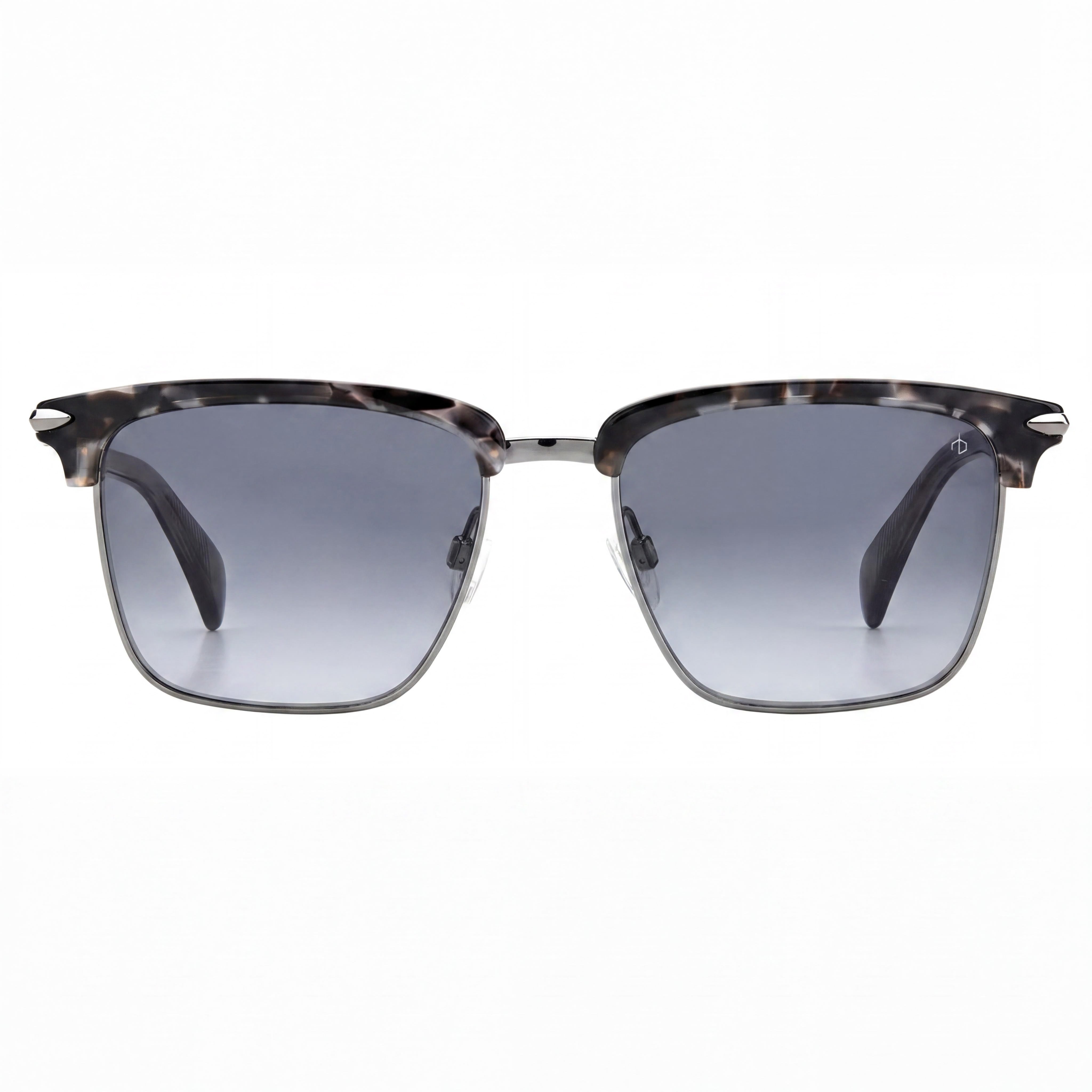 Gafas de sol Rag & Bone para mujer, informales, de acero inoxidable, con protección UV, adaptables a la luz, color negro, gris habano, gris oscuro degradado, 54 mm, Photo 2