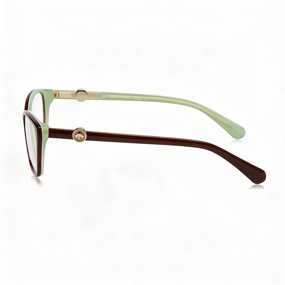 Gafas de sol unisex Emmalee de kate spade new york con montura de plástico marrón y lentes de policarbonato marrón de 49 mm