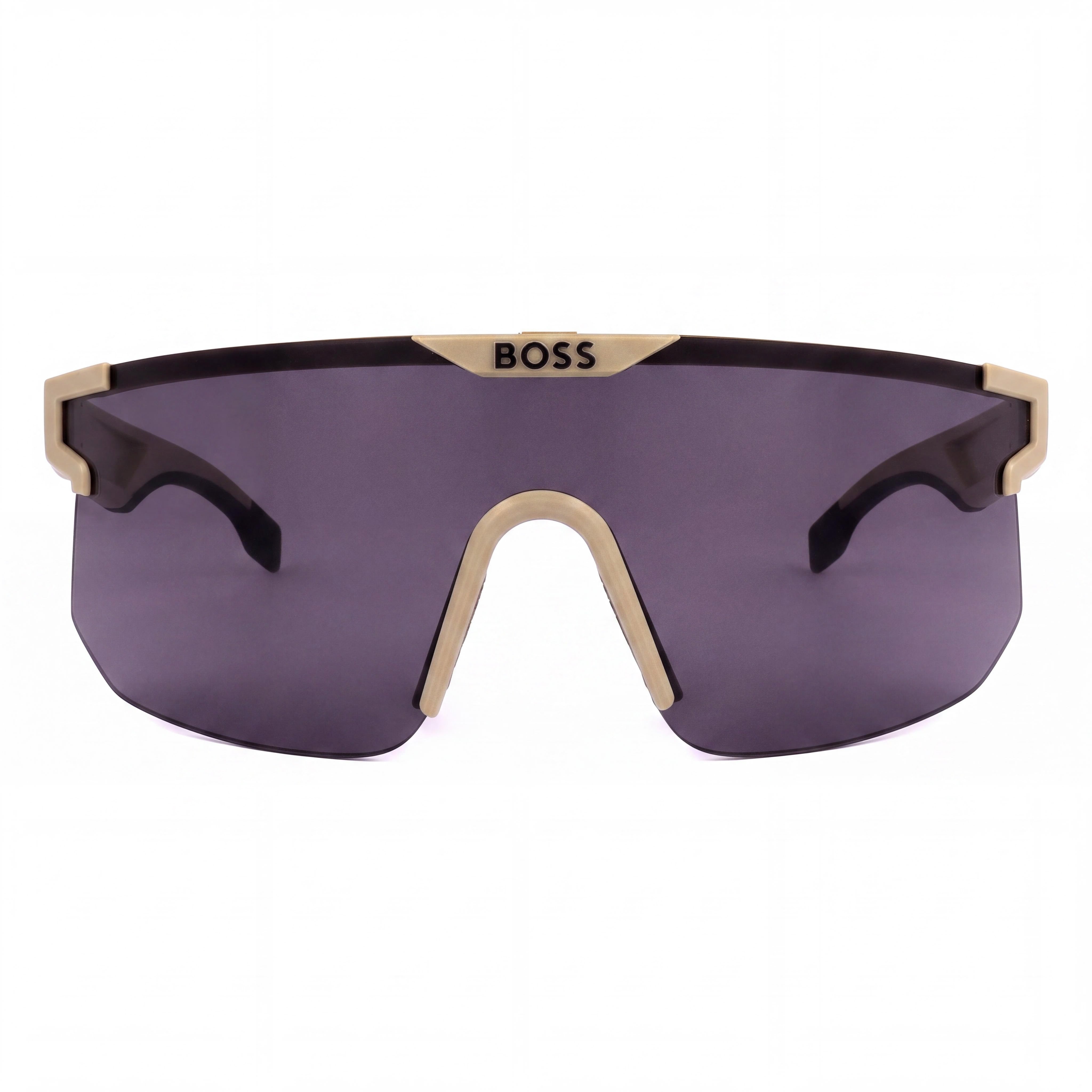Hugo Boss Boss 1500/S Unisex ECO Polyamide Beige Black Dark Grey Grey High Contrast UV Sunglasses 99mm, Photo 2