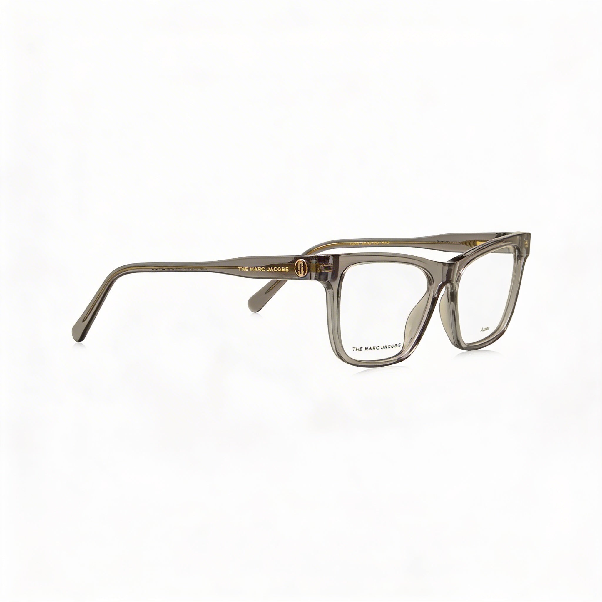 Marc Jacobs Marc 630 Women's Plastic Frame in Grey with Clear Lenses, Measuring 52 millimeters, Photo 3