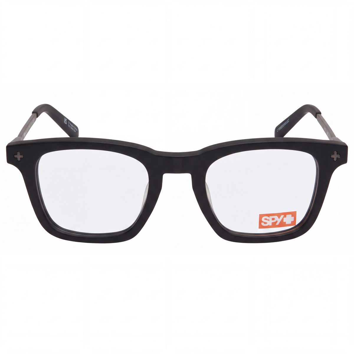 Spy Hardwin Fusion 50 Plastic Eyeglasses 50mm, Crystal Smoke Matte Dark Gunmetal, Unisex, Clear Demo Lenses, Prescription Ready, Photo 2
