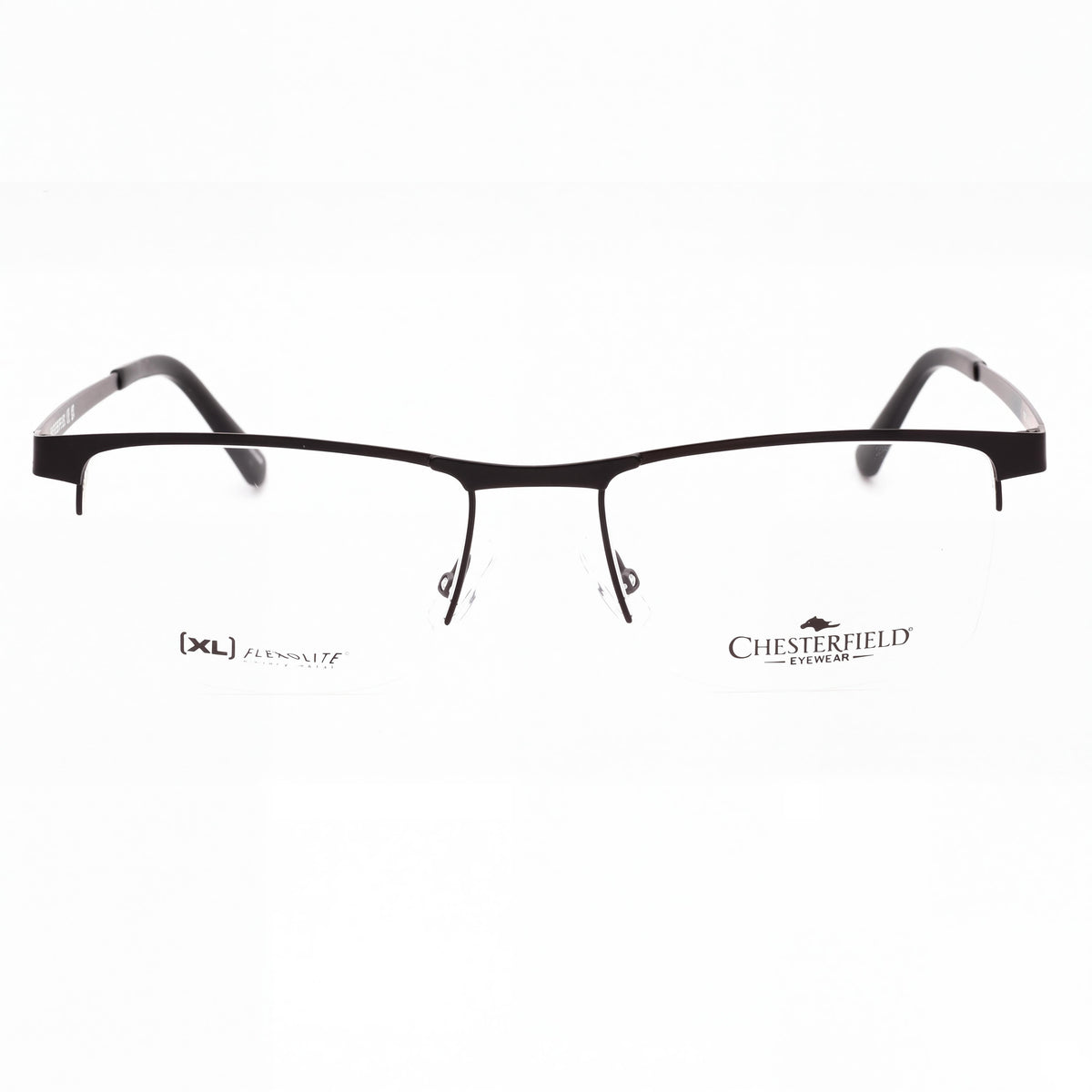 Chesterfield 113xl Men's Black Metal Frame Clear Lens Eyewear, 55mm Lens, 19mm Bridge, 150mm Temple, Photo 2
