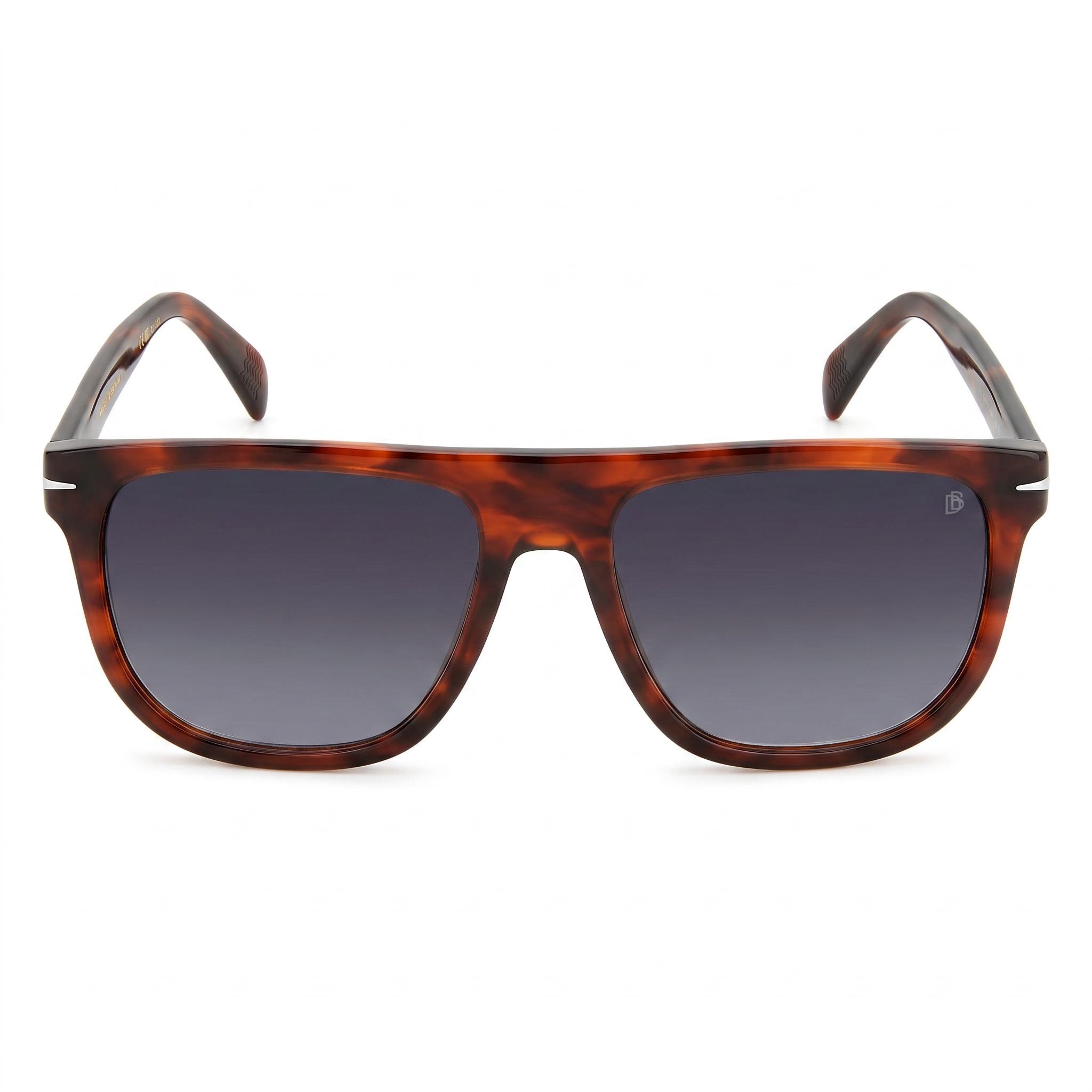 David Beckham Db 7111/S Women's Dark Grey Shaded Square Acetate Eyewear 56mm, Photo 2