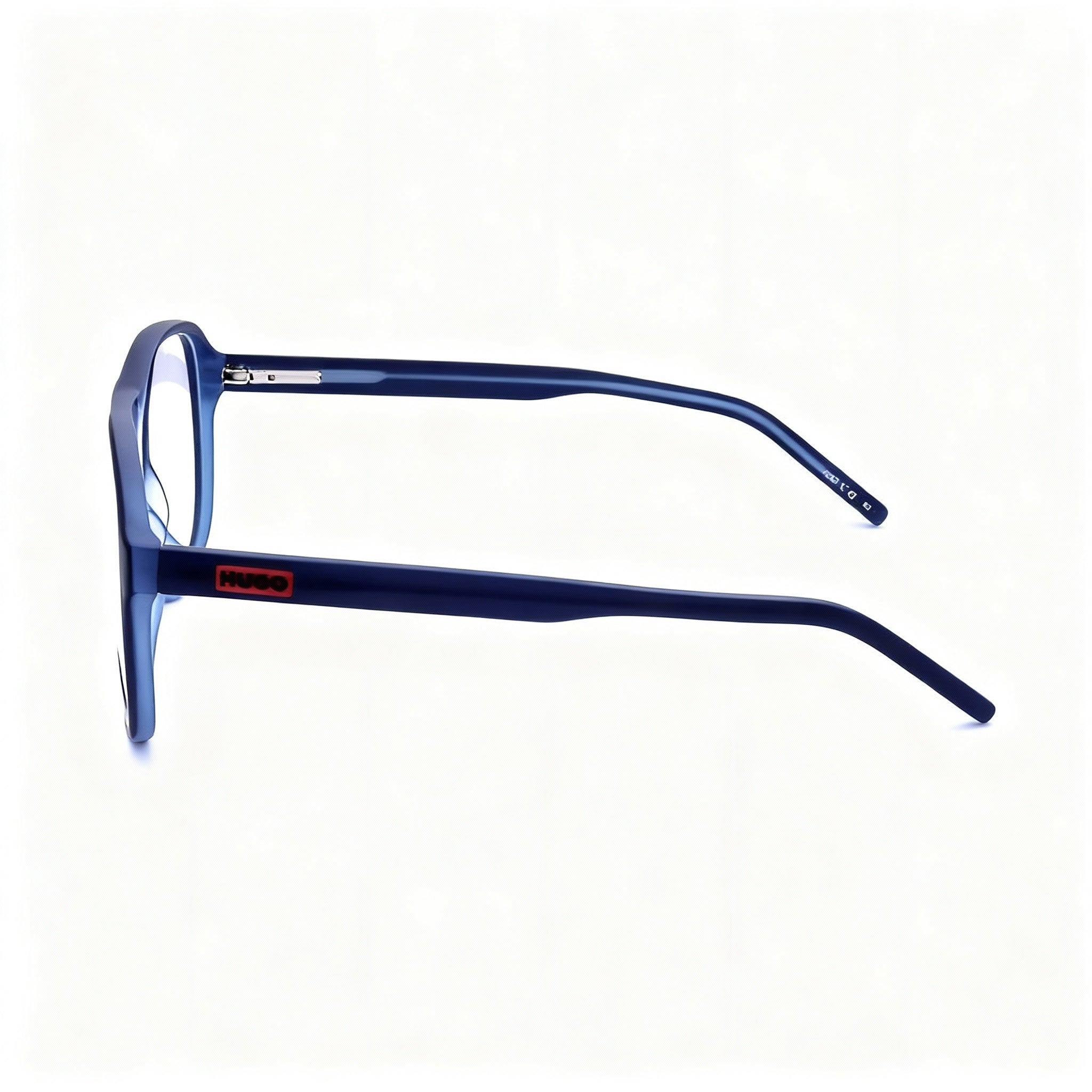 Hugo Boss Modern Hg 1200 Men's Blue Acetate Frame Non-Polarised Polycarbonate Lenses Eyewear 59mm Lens Width, Photo 3