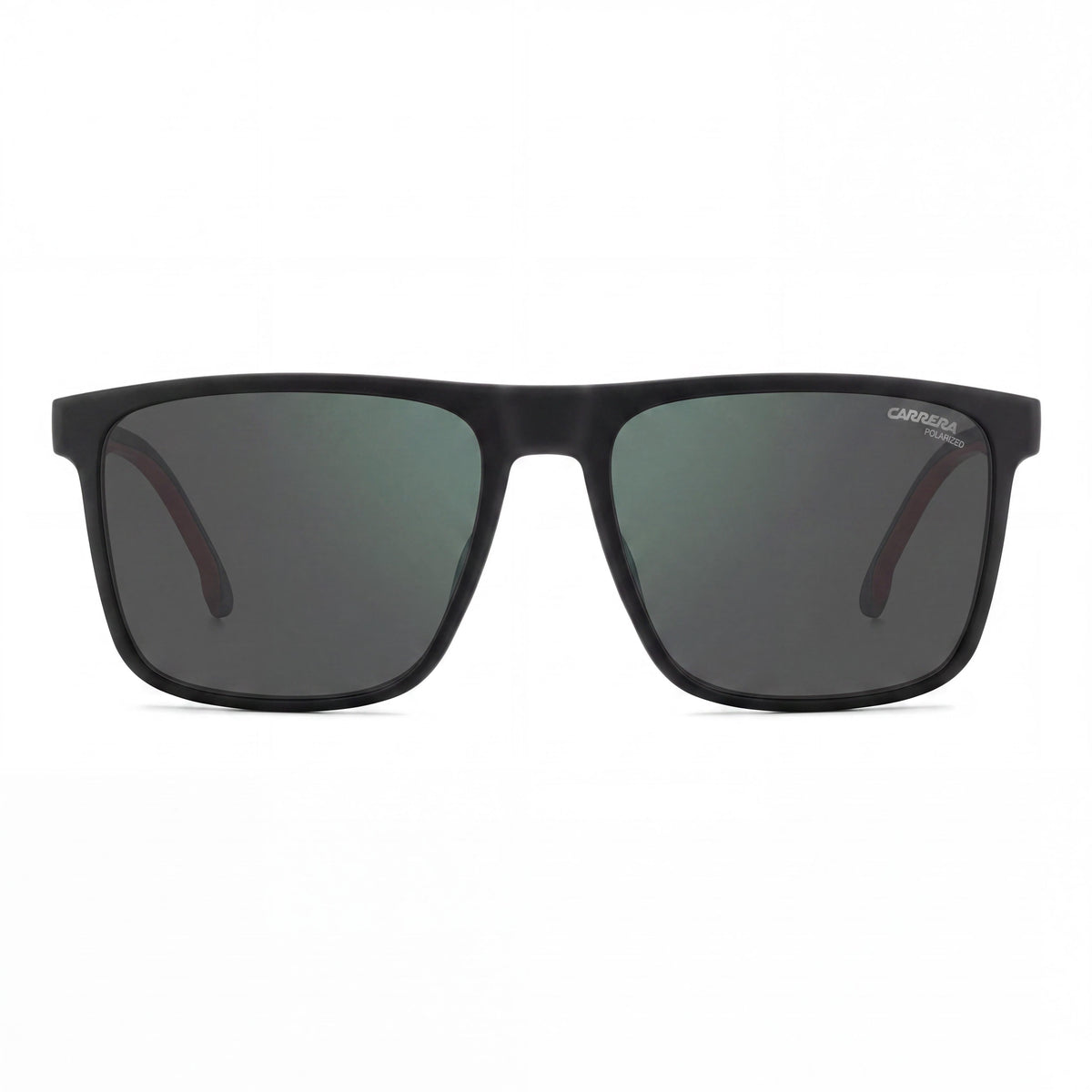 Gafas de sol polarizadas Carrera Contemporary 8064/S de poliamida para hombre con montura negra y roja y lentes verdes y grises 57-17-145, Photo 2
