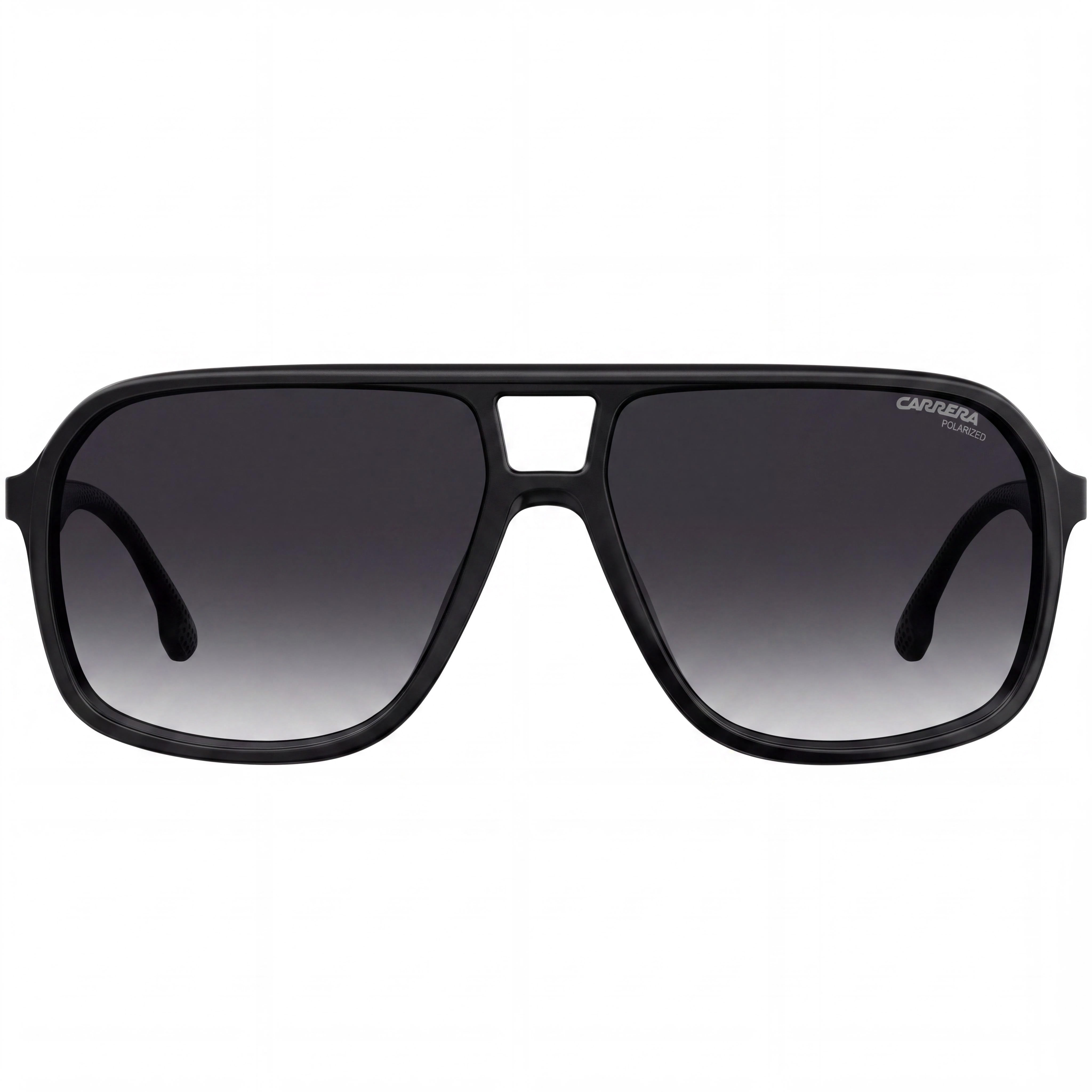 Carrera CARRERA 8035/S Men's Black Navigator Polyamide Sunglasses, Dark Grey Shaded Non-Polarized UV Protection Lenses 61mm, Photo 2