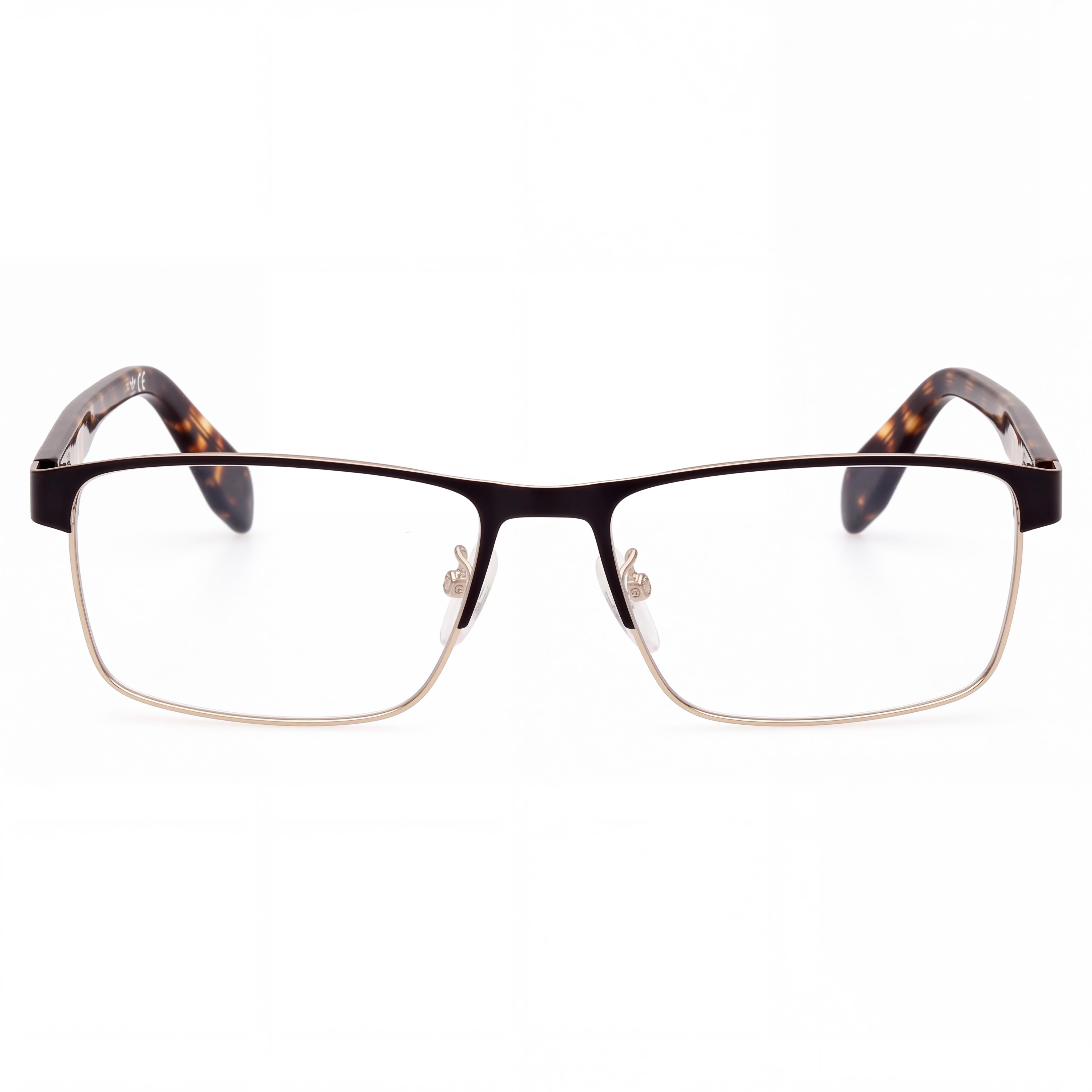 adidas Originals Or5061 Gafas Unisex con Montura Metálica en Dorado Pálido Mate Habana Oscuro 57-17-145, Photo 2