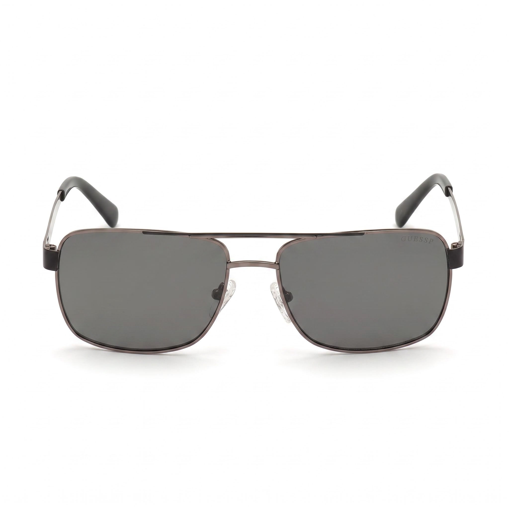 GUESS Gu6968 Men's Plastic Gunmetal Frame with Acetate Smoke Polarized UV Protected Lenses 58mm, Photo 2
