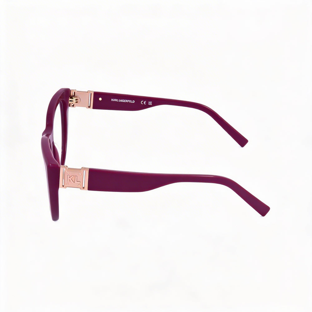 Gafas de sol KARL LAGERFELD modernas para mujer, montura texturizada de acetato gris con lentes de policarbonato, 54 mm