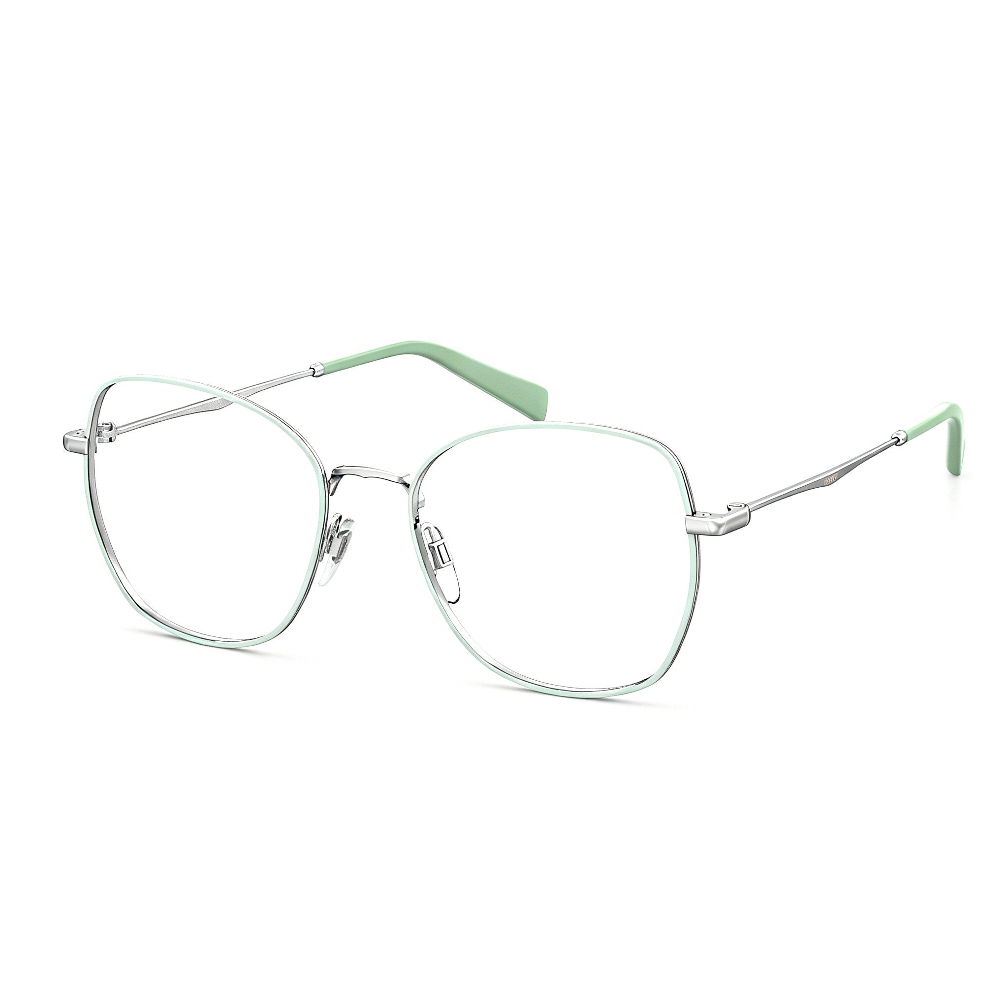 Levi's Women's Green Metal Prescription Eyeglass Frames, Size 52-18-145, Photo 3