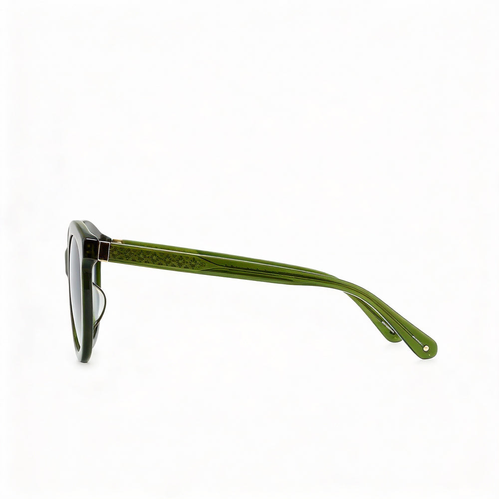 kate spade new york Women's Lillian/G/S Crystal Green Shaded Plastic UV Protected Non-Polarized 53mm Sunglasses