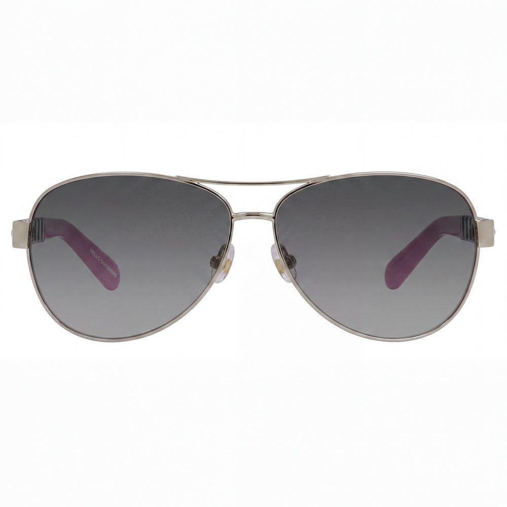 kate spade new york Dalia/S Us Pilot Women's Silver & Gray Gradient Plastic UV Protection Sunglasses 58mm