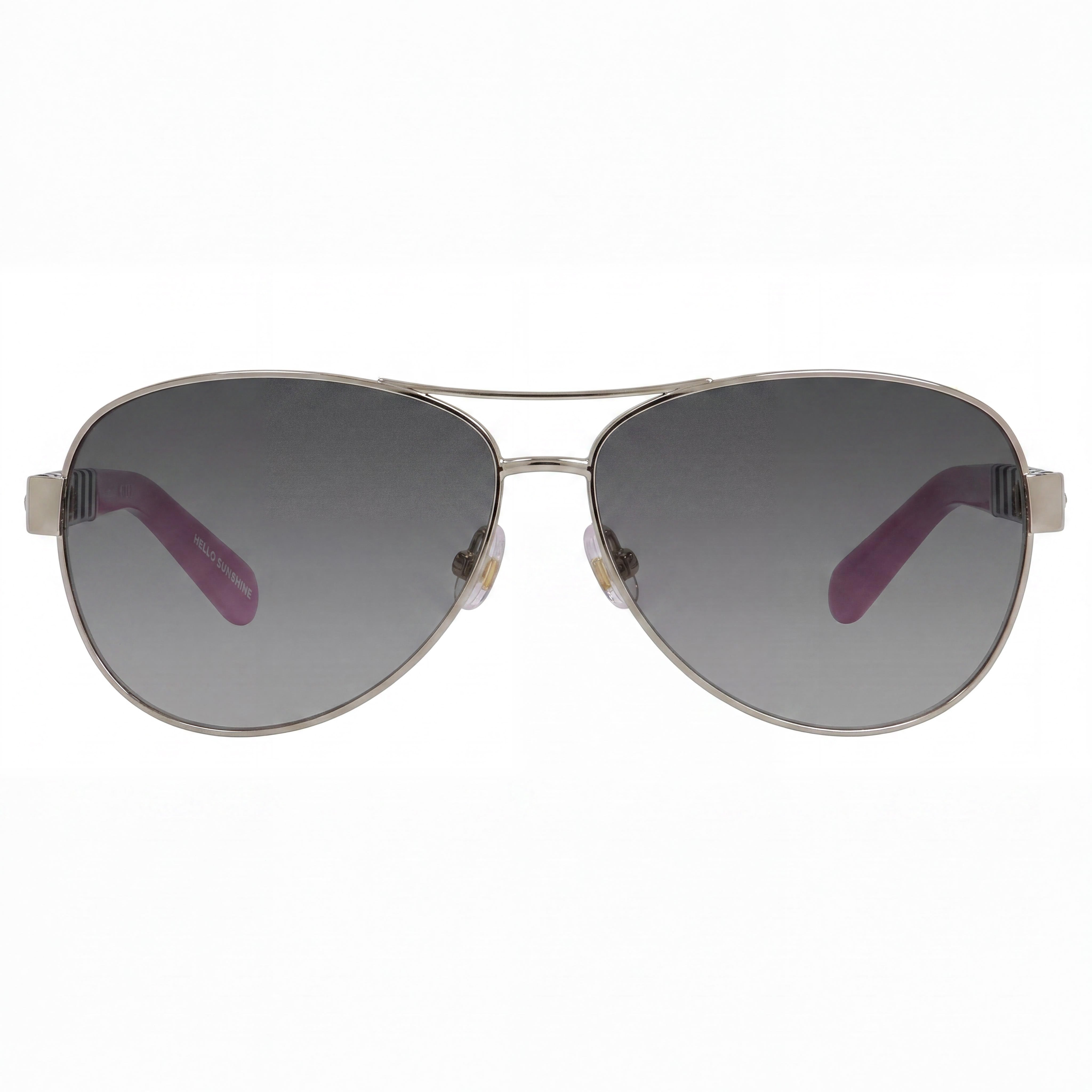 kate spade new york Dalia/S Us Pilot Women's Silver & Gray Gradient Plastic UV Protection Sunglasses 58mm, Photo 2