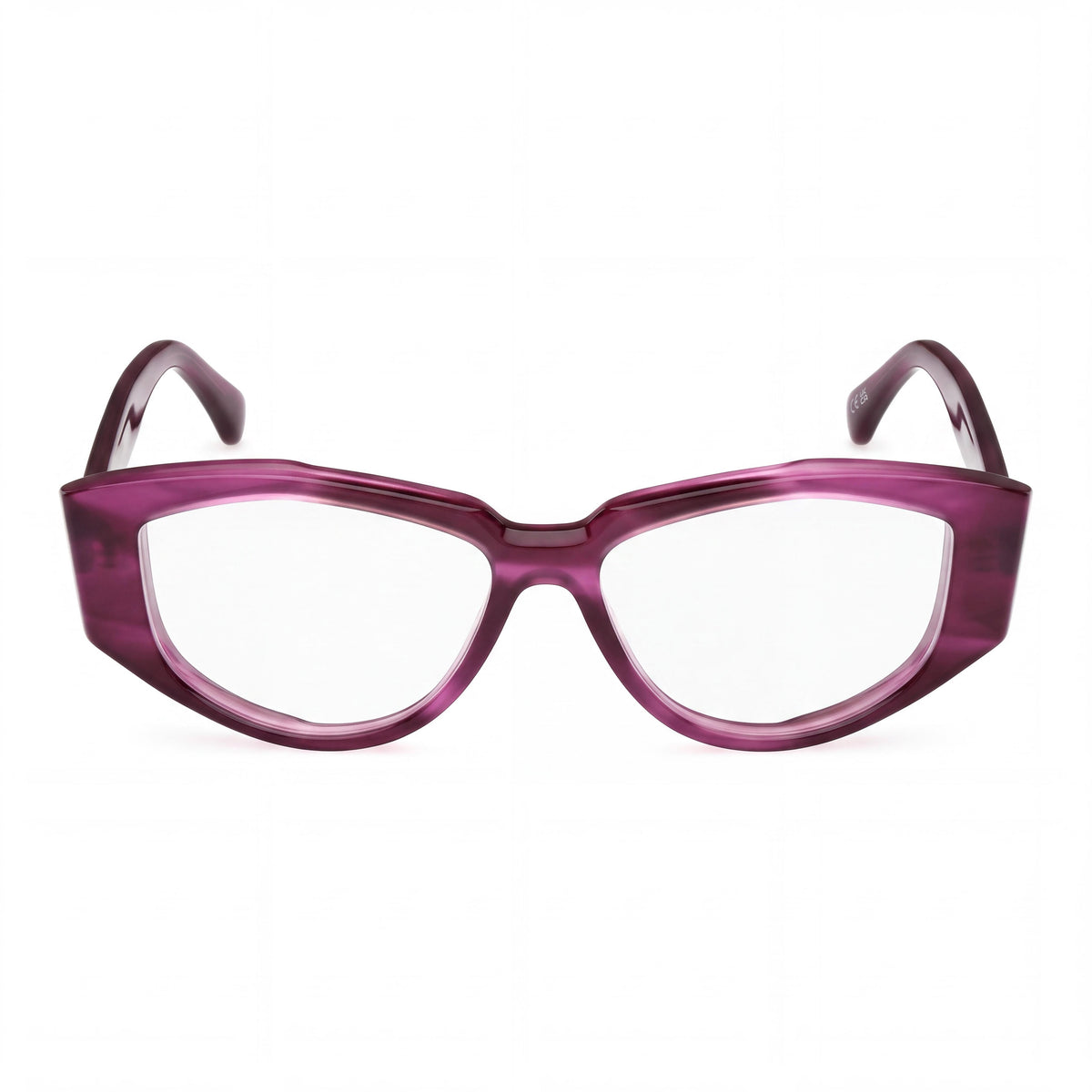 MaxMara MM5159 Women's Purple Striped Frame Violet Lens Eyeglasses 52-14-140, Photo 2