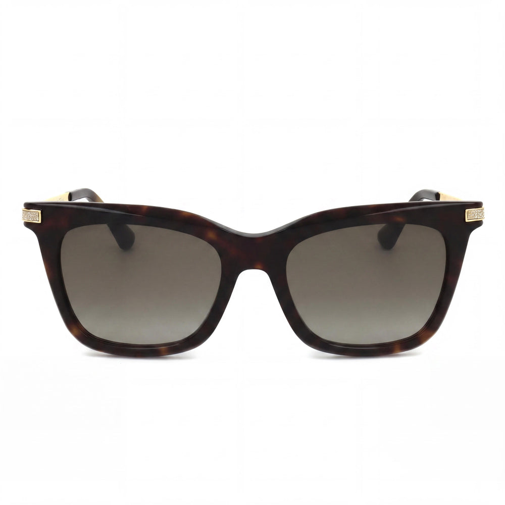 Gafas de sol cuadradas con degradado marrón para mujer de Jimmy Choo (OLYES‑0086‑HA)