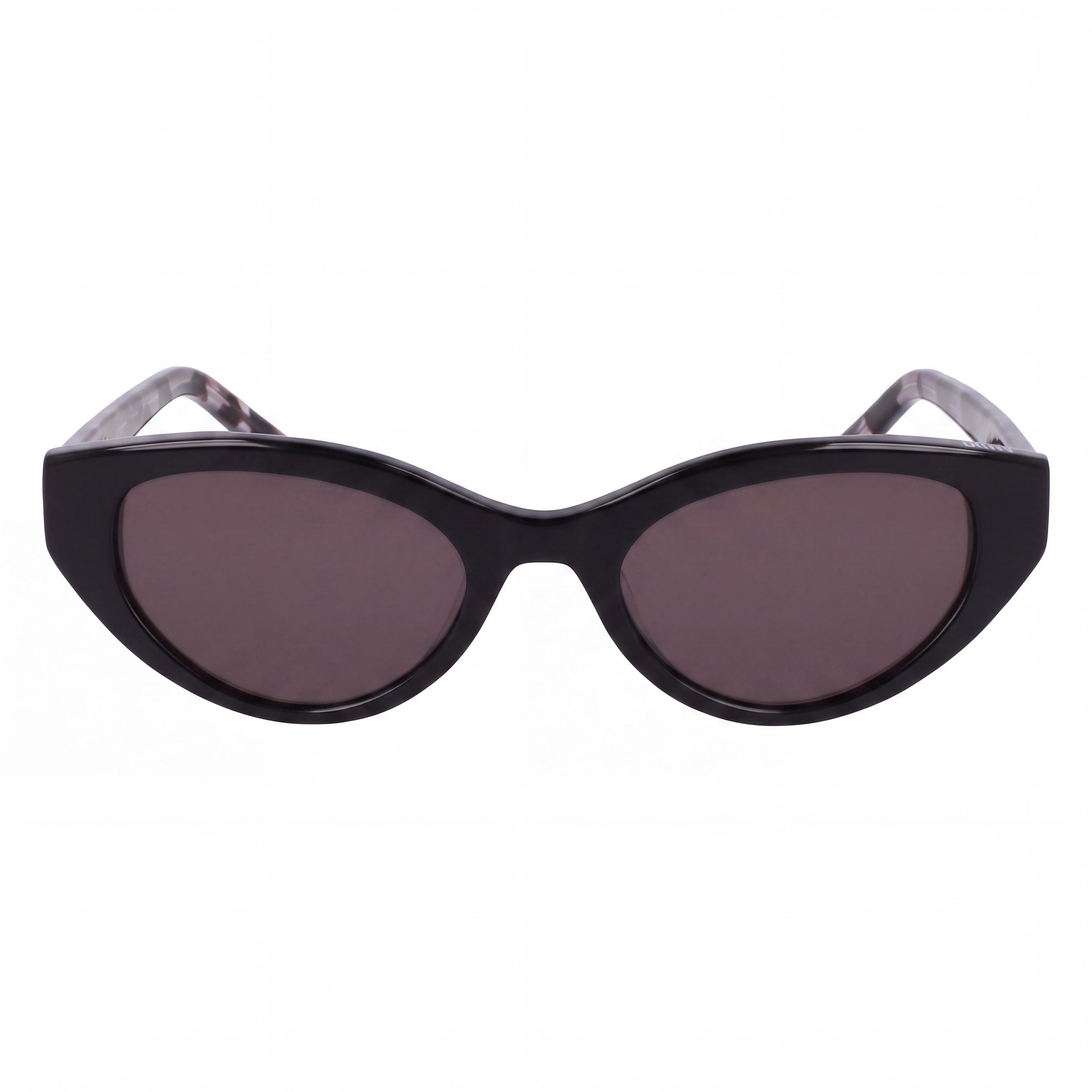 DKNY Classic Women's Black Acetate Frame, UV Protected Polycarbonate Lens Sunglasses, 51mm, Photo 2