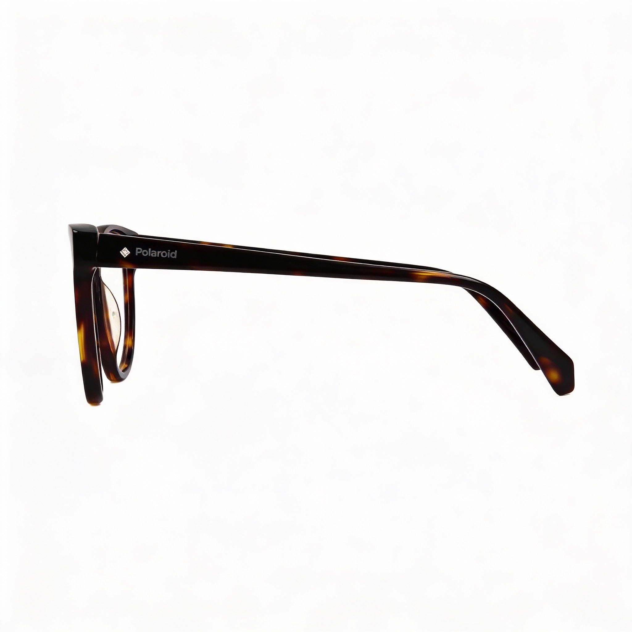 Montura de gafas ópticas Polaroid Pld D371 para hombre, fabricadas en acetato Havana, talla 53-140-16, Photo 3