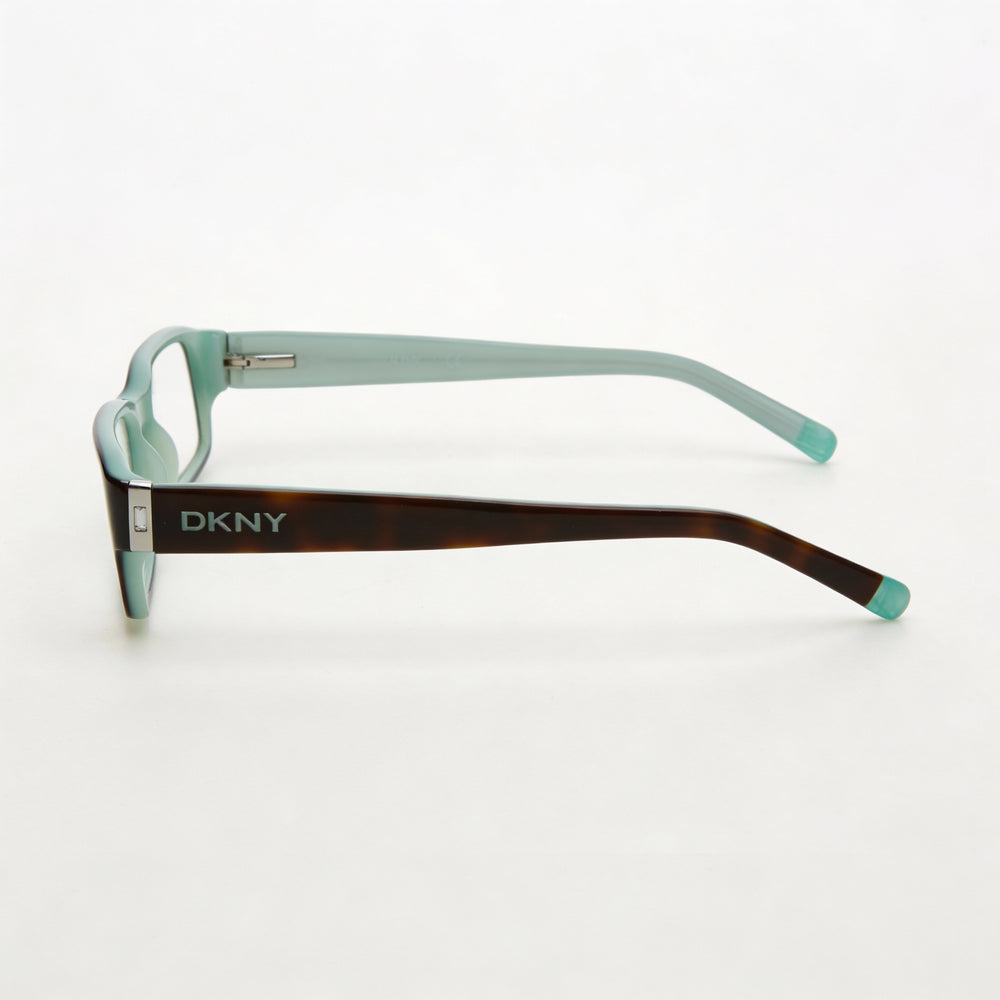 DKNY 0dy4585b Women's Havana Azure Acetate Rectangle Eyeglasses 50mm