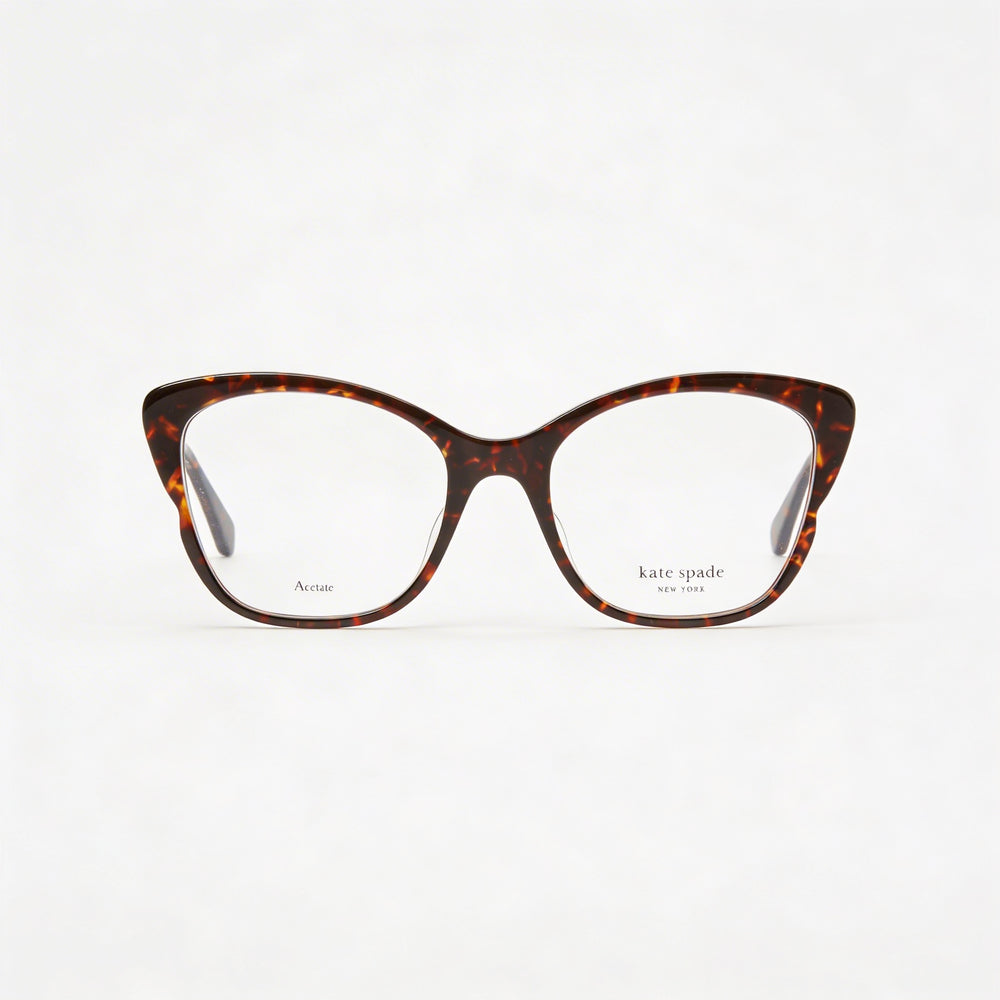 kate spade new york Gafas de sol modernas para mujer con montura de acetato Havanna y lentes no polarizadas de 51 mm