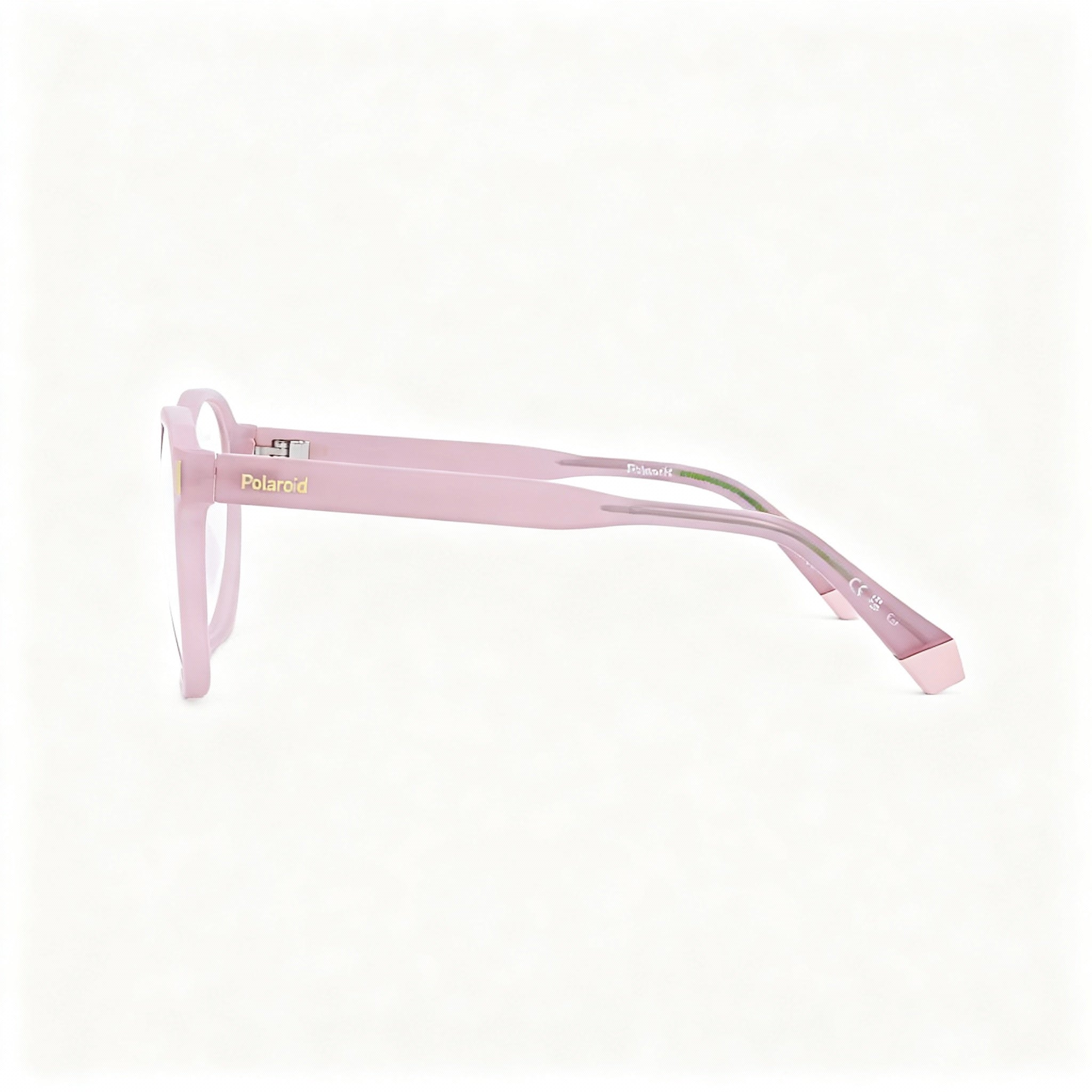 Polaroid Modern Unisex Pink Acetate Frame Non-Polarized Sunglasses 53mm Lens 19mm Bridge 145mm Temple, Photo 3