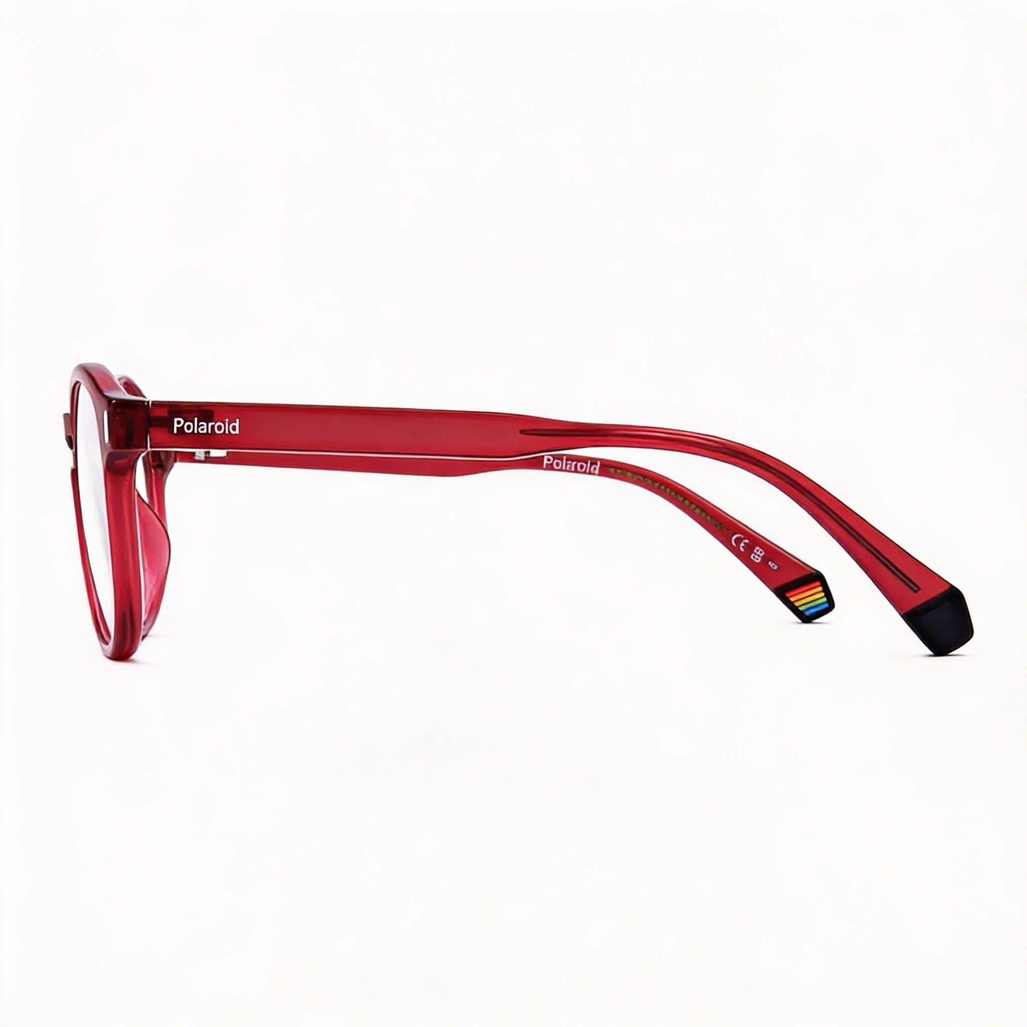 Gafas de sol Polaroid Pld D452 unisex modernas, montura roja inyectada, lentes de policarbonato no polarizadas, 50 mm, Photo 2