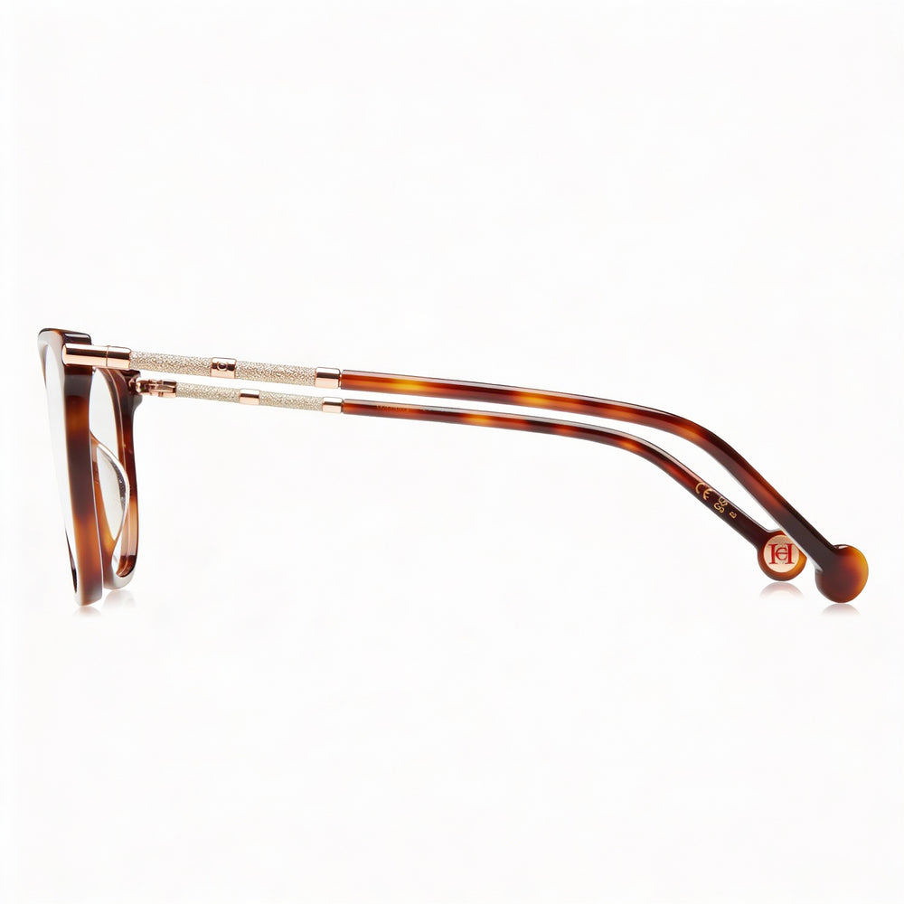 CAROLINA HERRERA Her 0199/g Gafas de sol casuales para mujer de acetato dorado habana de 55 mm