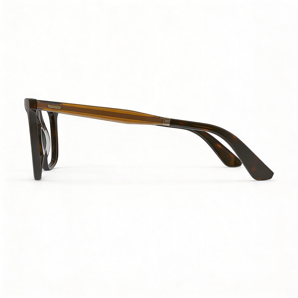 Calvin Klein CK23547 Modern Unisex Sunglasses with Tortoise Acetate Frame and Tortoise Polycarbonate Lenses 55mm