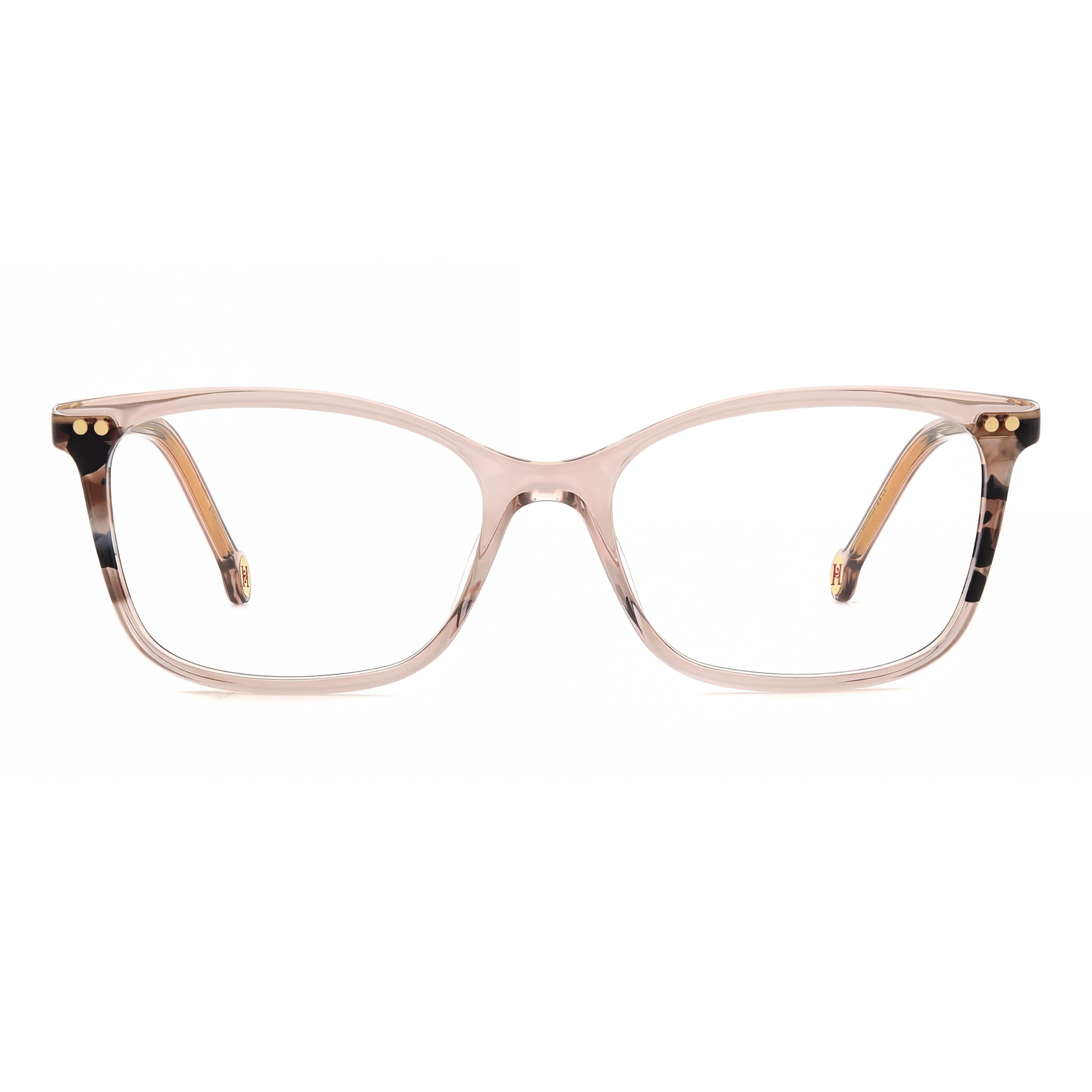 Carolina Herrera HER 0246 C Contemporary Women's Peach Havana Light Acetate Sunglasses 53mm Lens Width, Photo 2