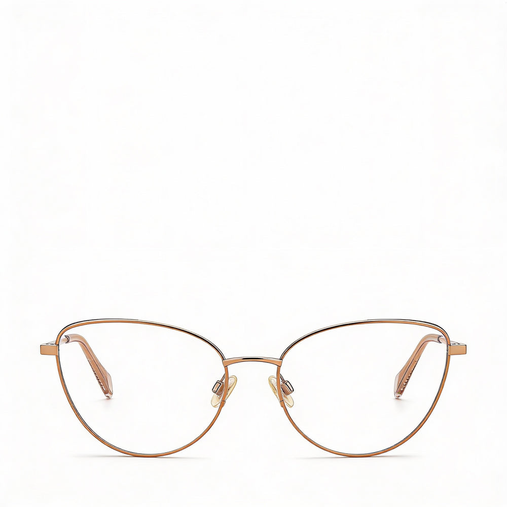 Gafas de sol rag & bone Rnb3047 con montura de titanio, lentes y acabado en oro rojo, 54 mm