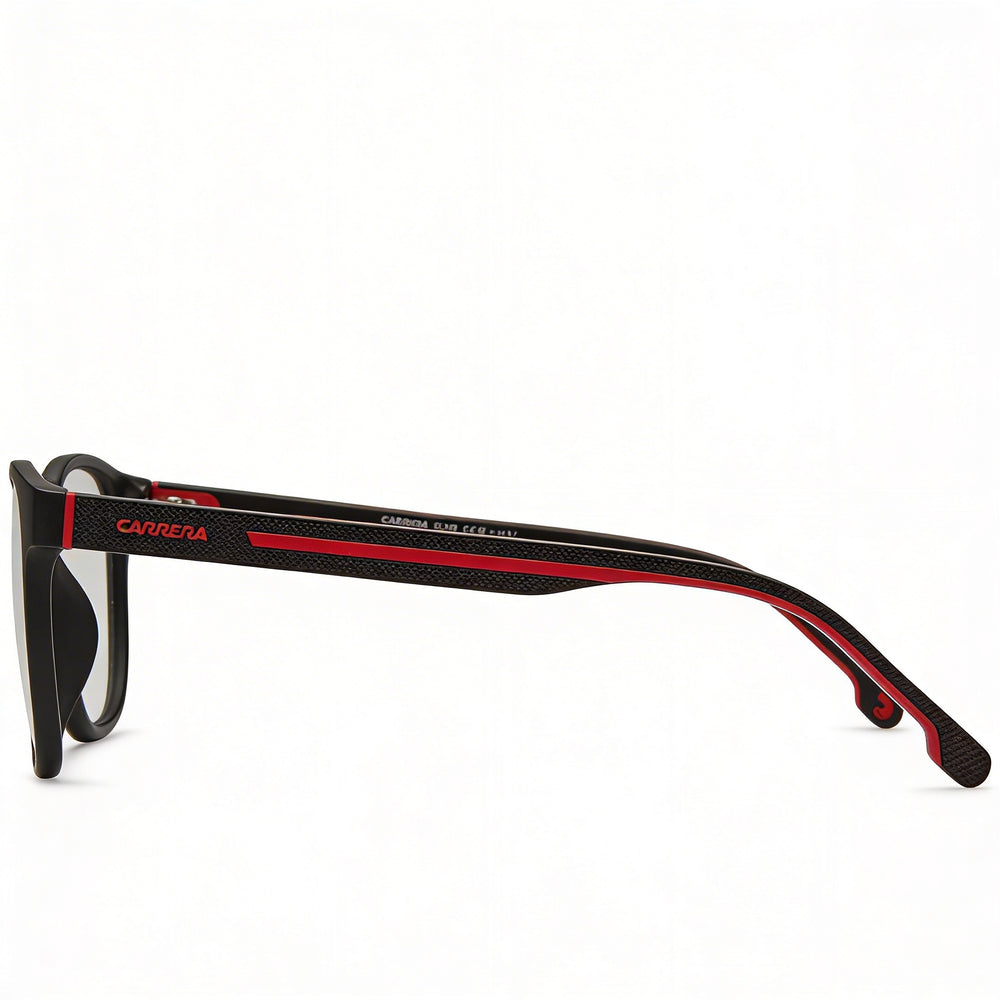 Carrera Casual Ca8062/cs Men's Matte Black Red Propionate Frame Polycarbonate Lens UV Protection Sunglasses 51mm