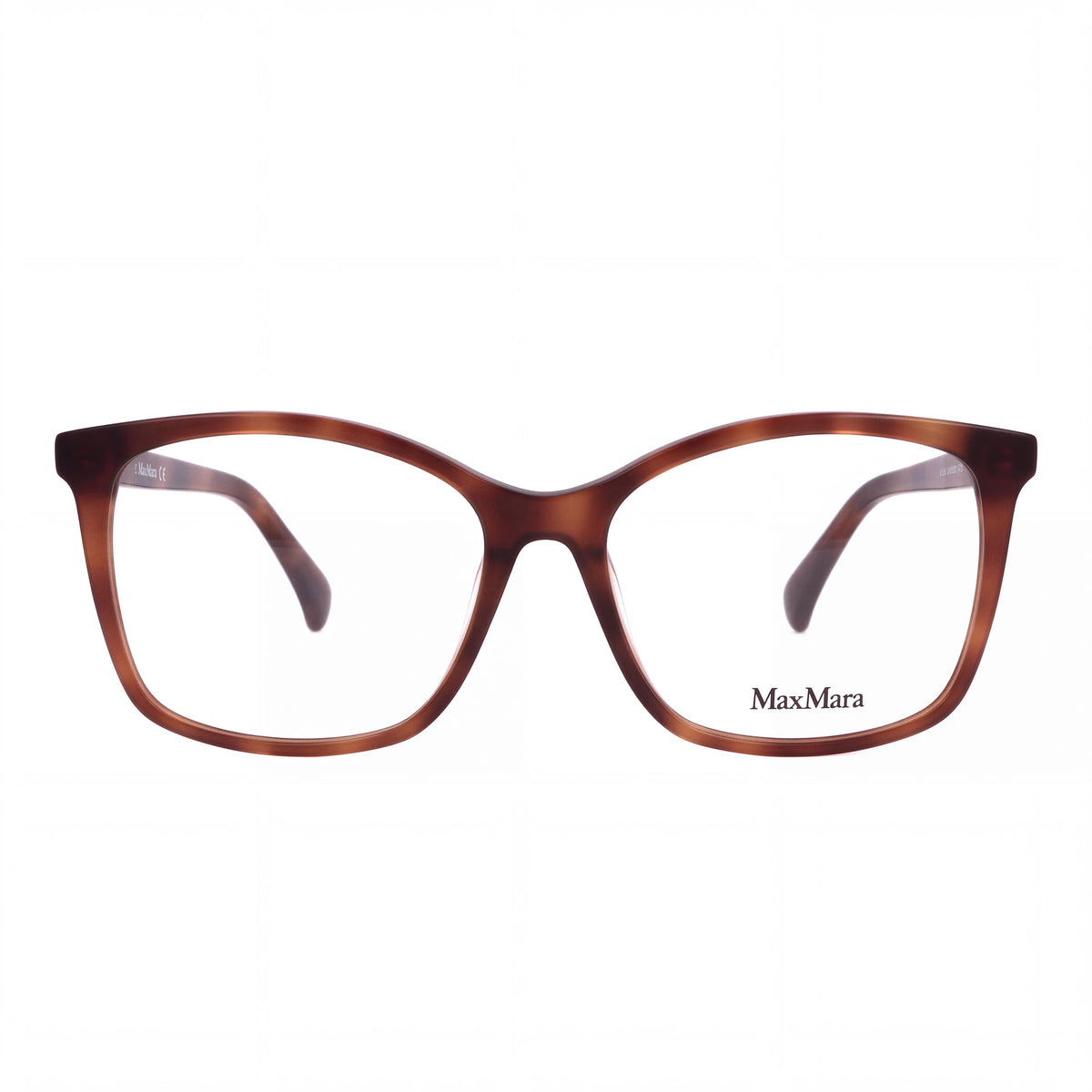 Gafas de sol casuales MaxMara para mujer con montura de plástico rubio Habana, lentes de 55 mm de ancho, puente de 16 mm y patillas de 140 mm, Photo 2