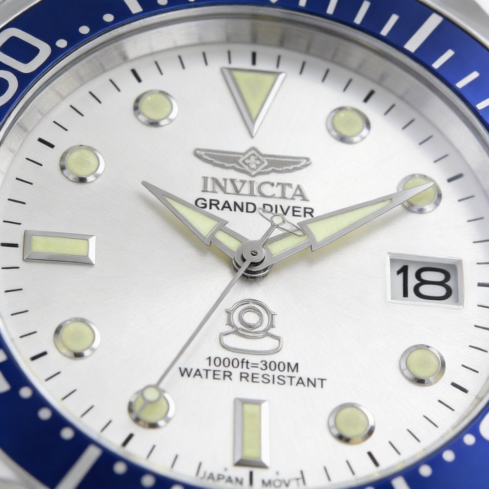 Reloj Invicta Pro Diver 3046 automático para hombre, luminoso, de acero inoxidable, resistente al agua hasta 200 m, 47 mm