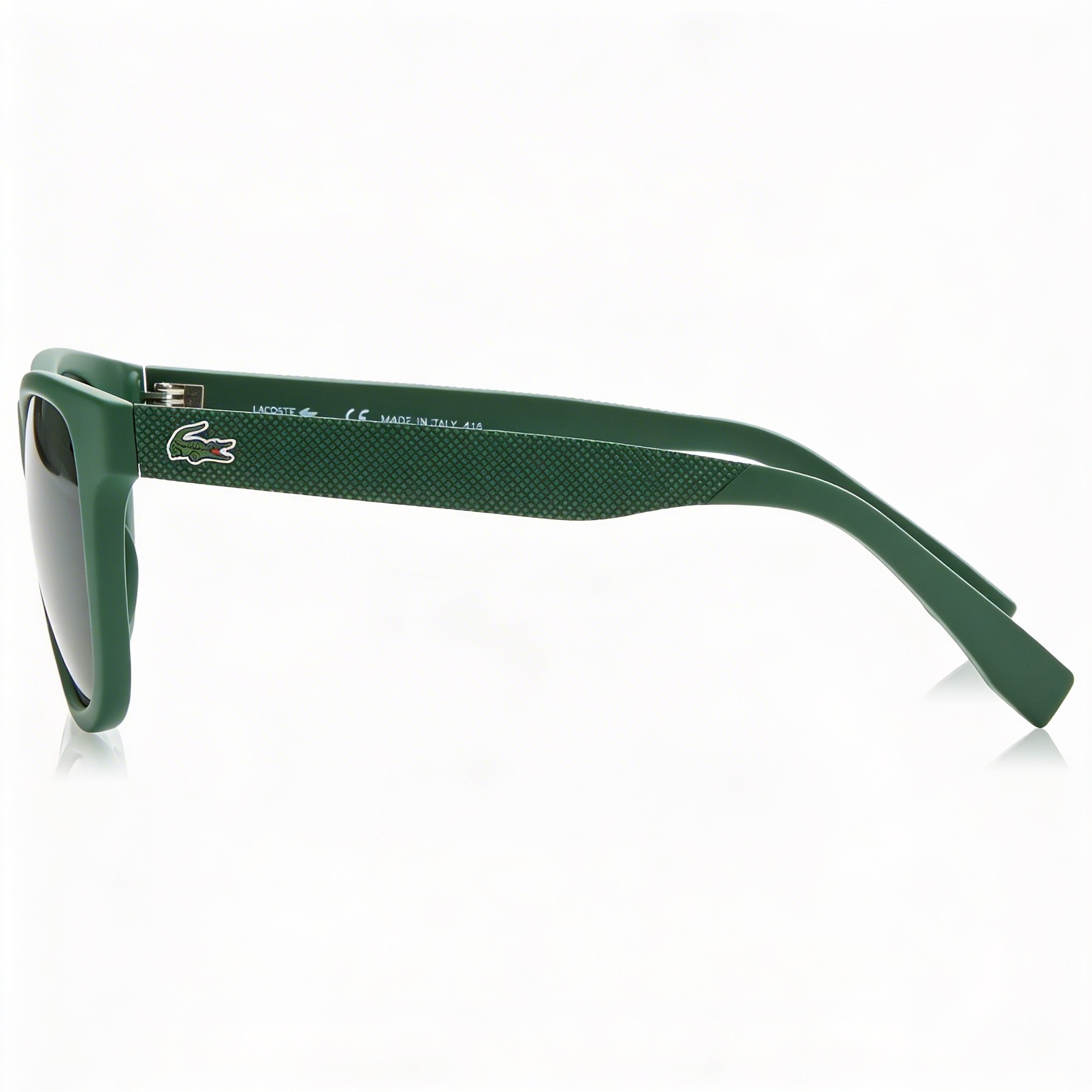 Lacoste Contemporary Unisex Green Thermoplastic Polyurethane UV Protected Sunglasses 54mm, Photo 3