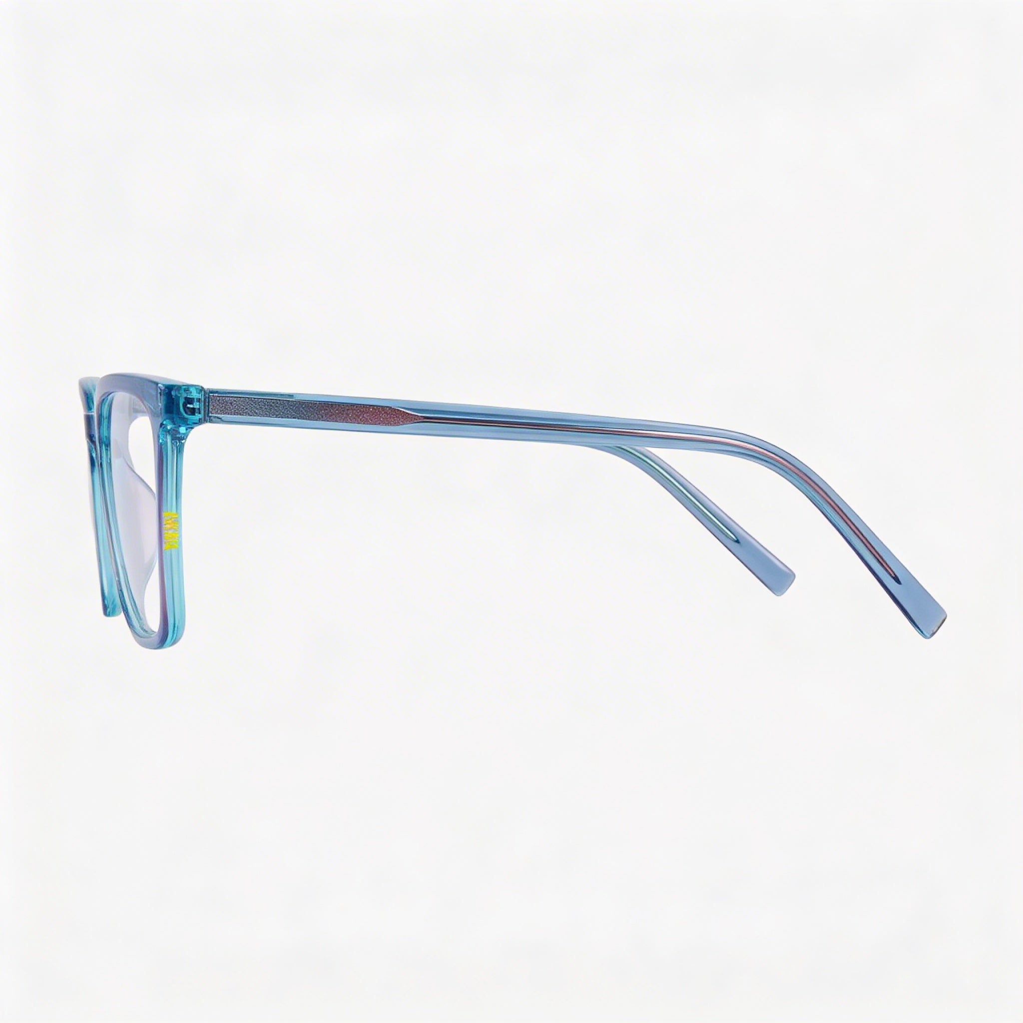 DKNY Dk5060 Women's Acetate Optical Frames in Blue Laminate with Blue Laminate Lenses 52mm, Photo 3